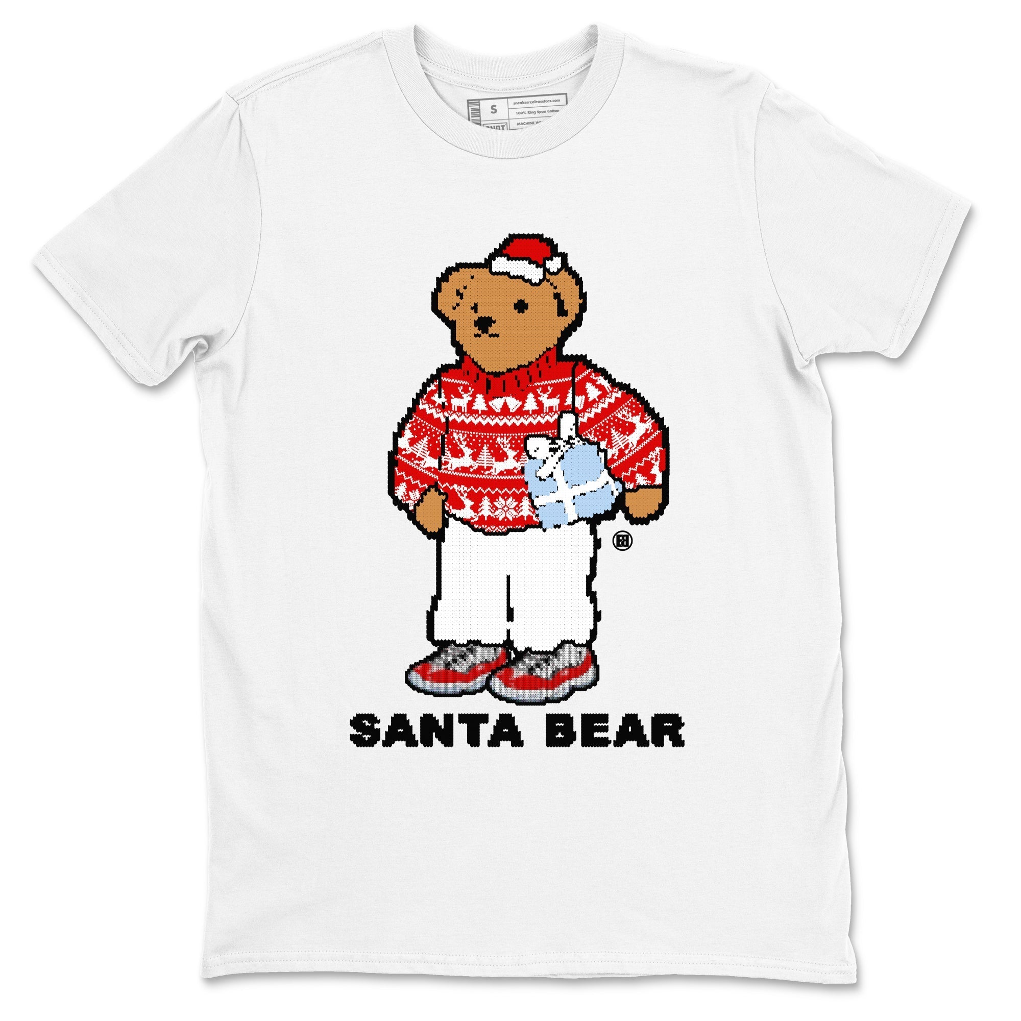 Santa Bear snkmatch Tees - Air Jordan 11 Cherry
