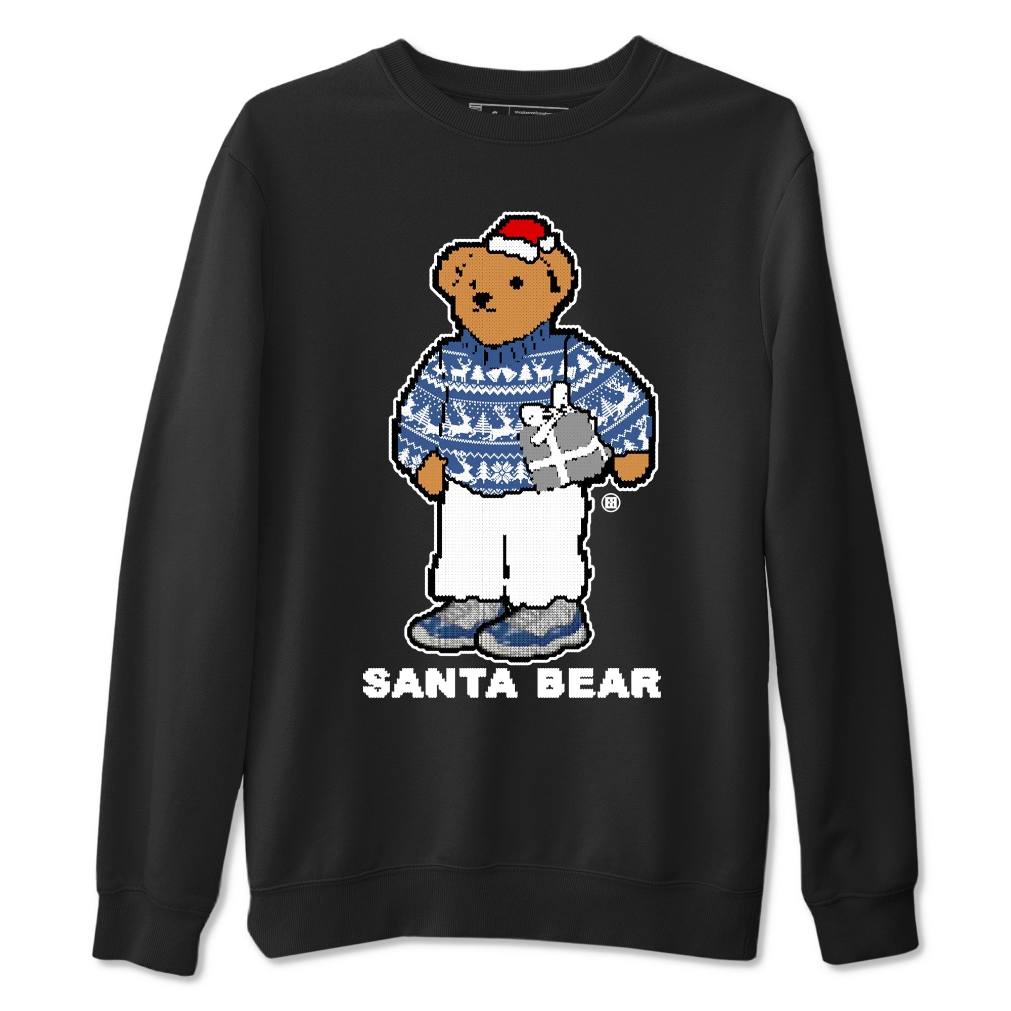 Santa Bear snkmatch Tees - Air Jordan 11 Diffused Blue