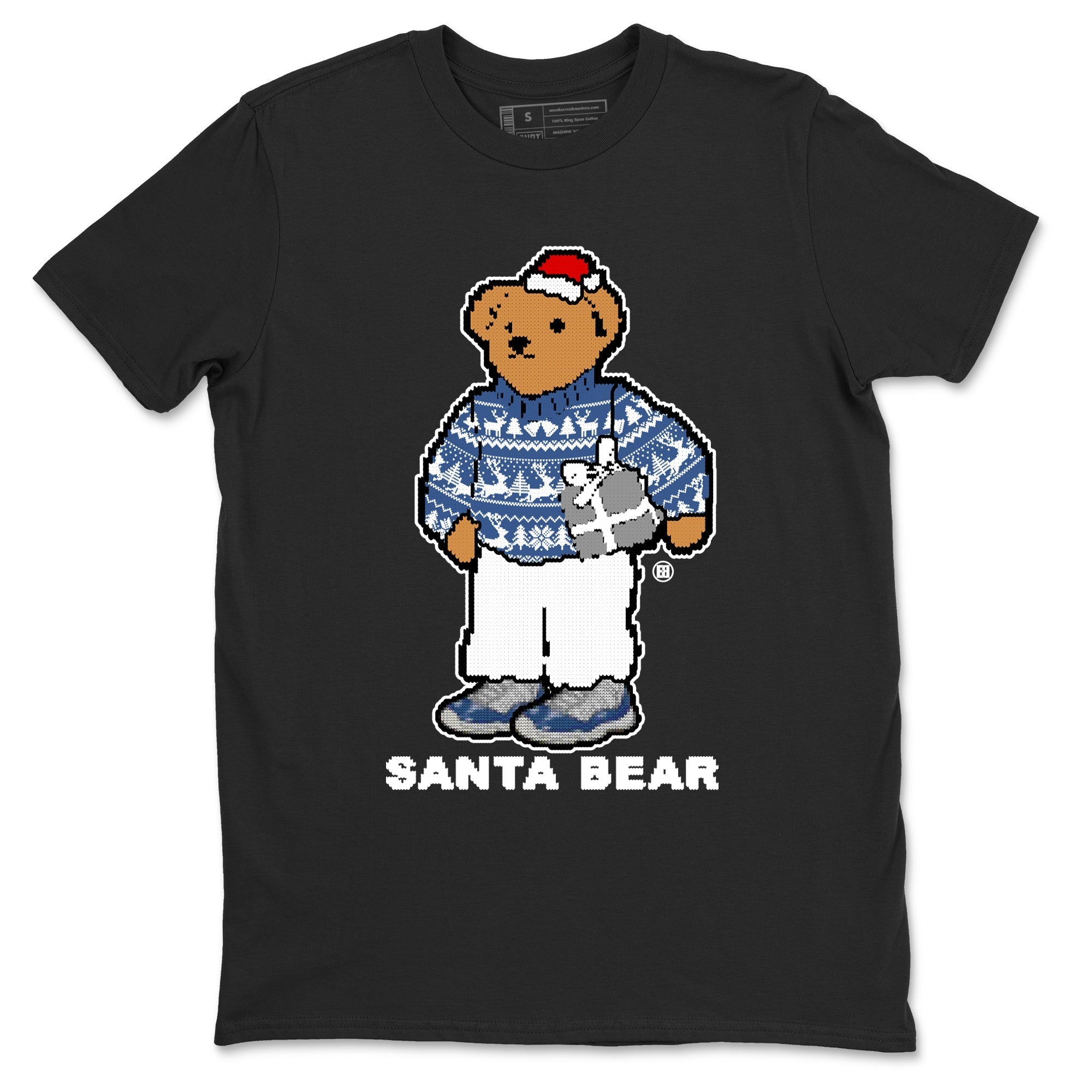 Santa Bear snkmatch Tees - Air Jordan 11 Diffused Blue