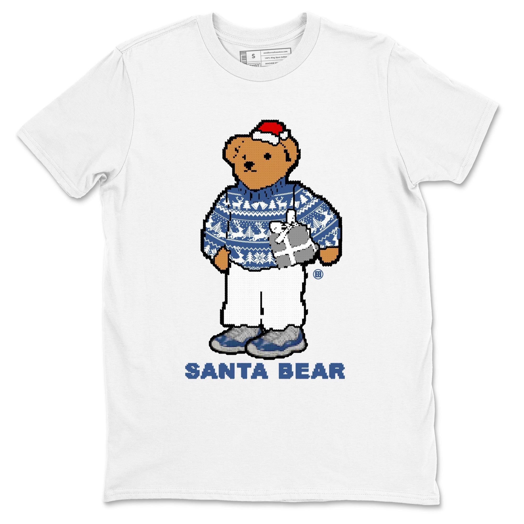 Santa Bear snkmatch Tees - Air Jordan 11 Diffused Blue