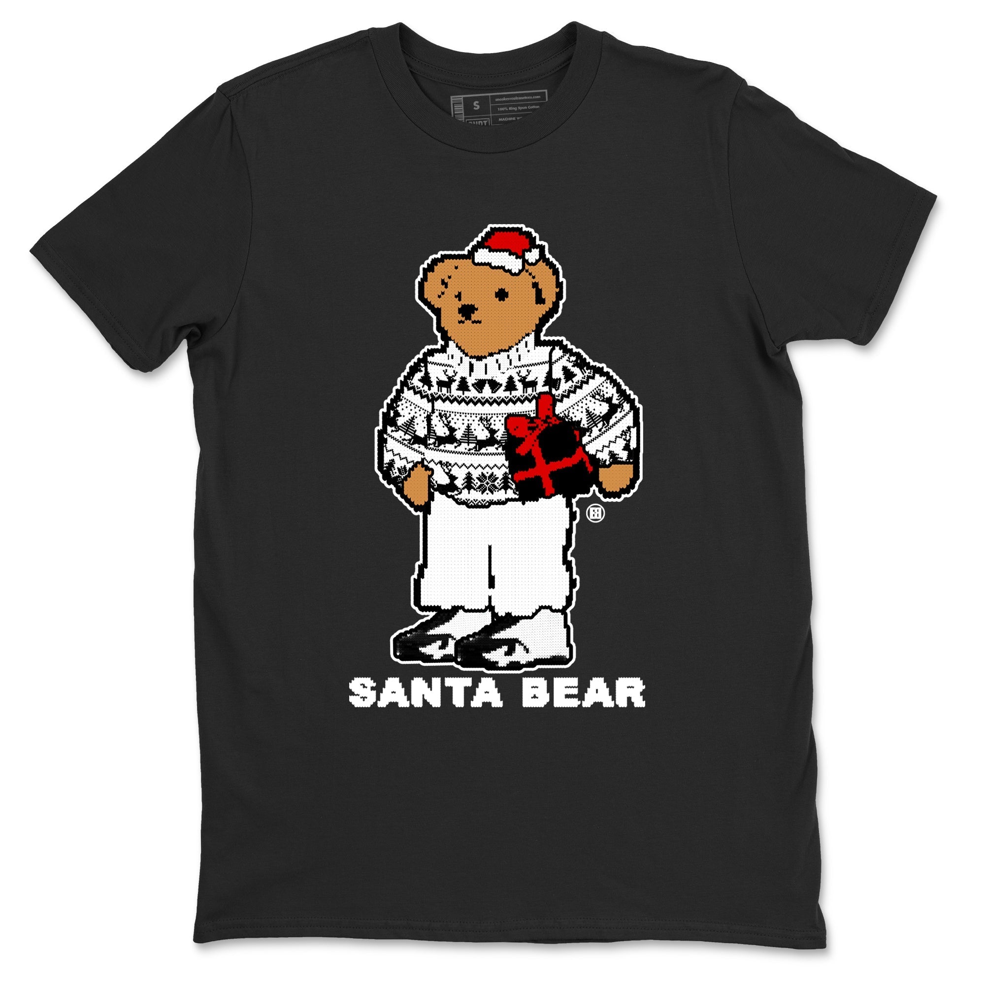 Santa Bear snkmatch Tees - Air Jordan 14 Black Toe