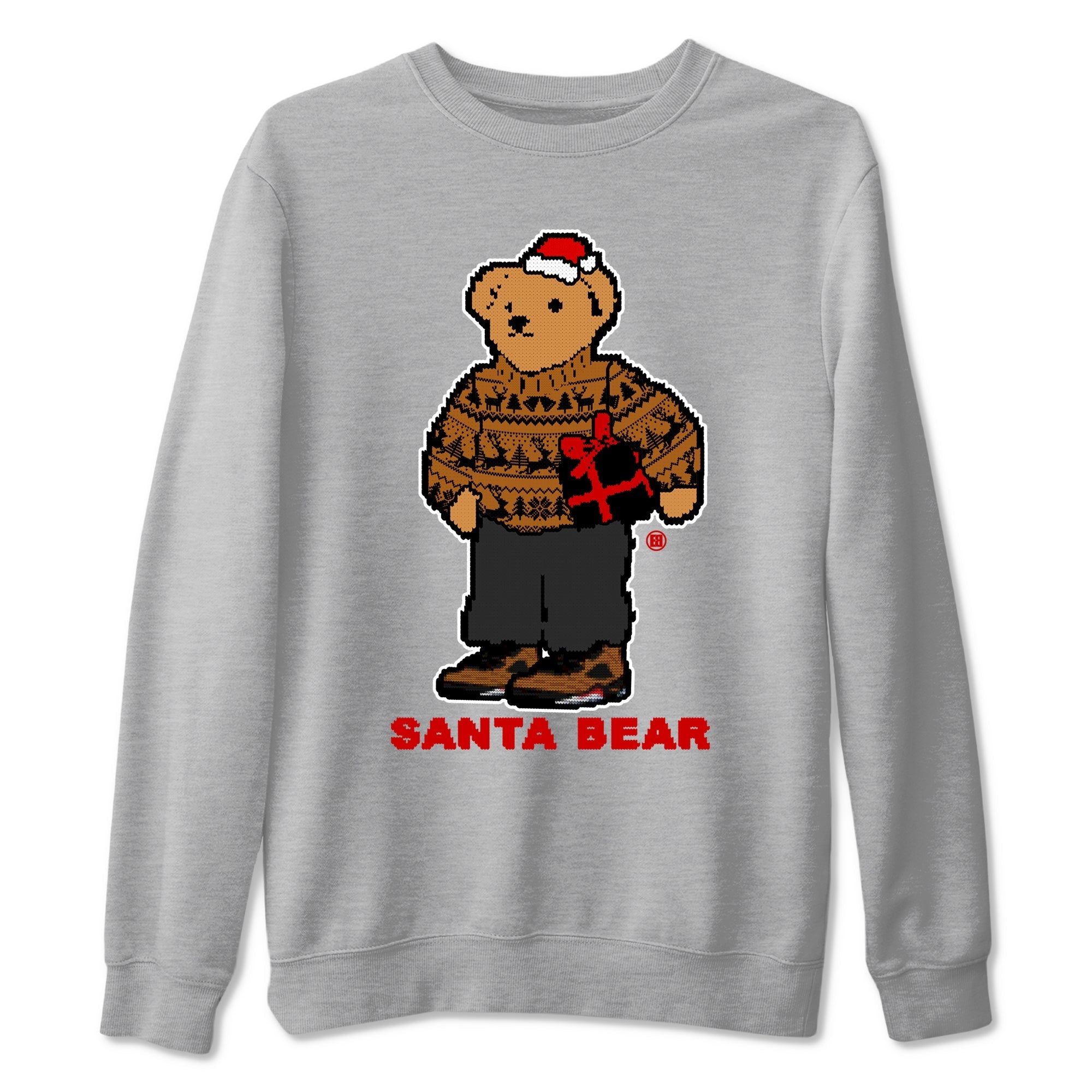 Santa Bear snkmatch Tees - Air Jordan 5 Archaeo Brown