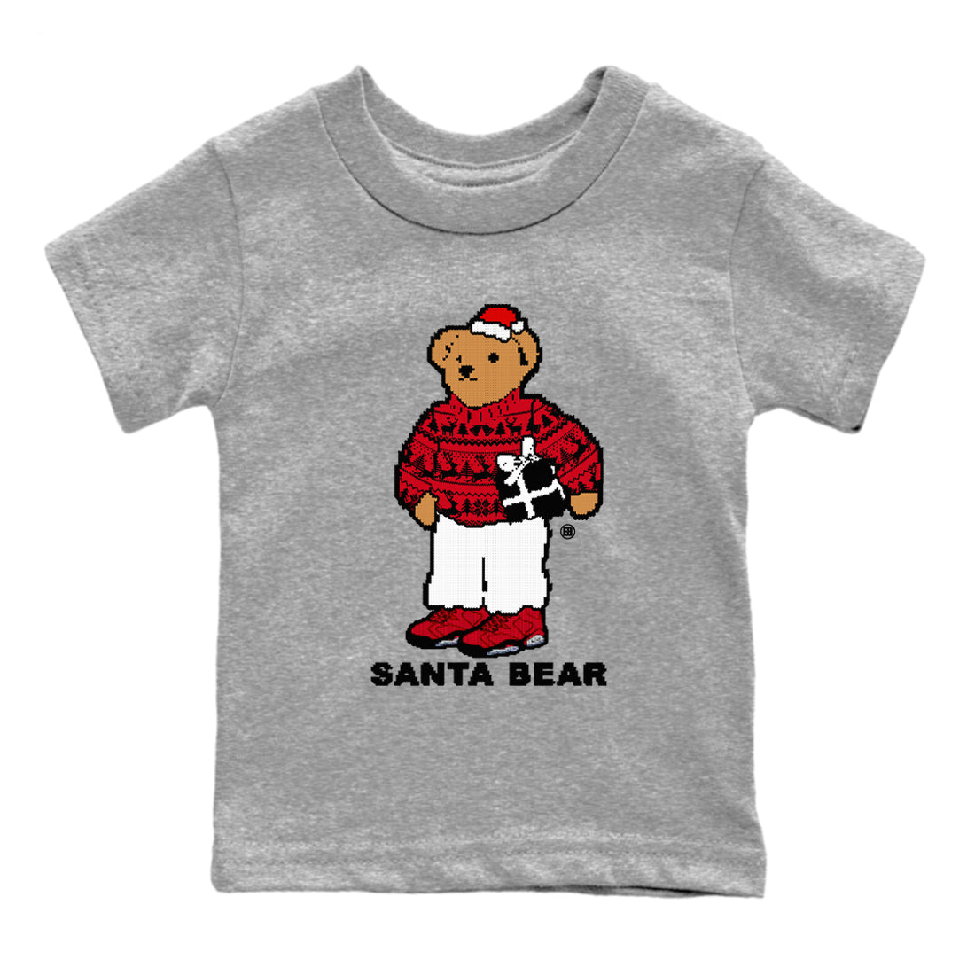 Santa Bear snkmatch Tees Kids - Air Jordan 6 Toro Bravo