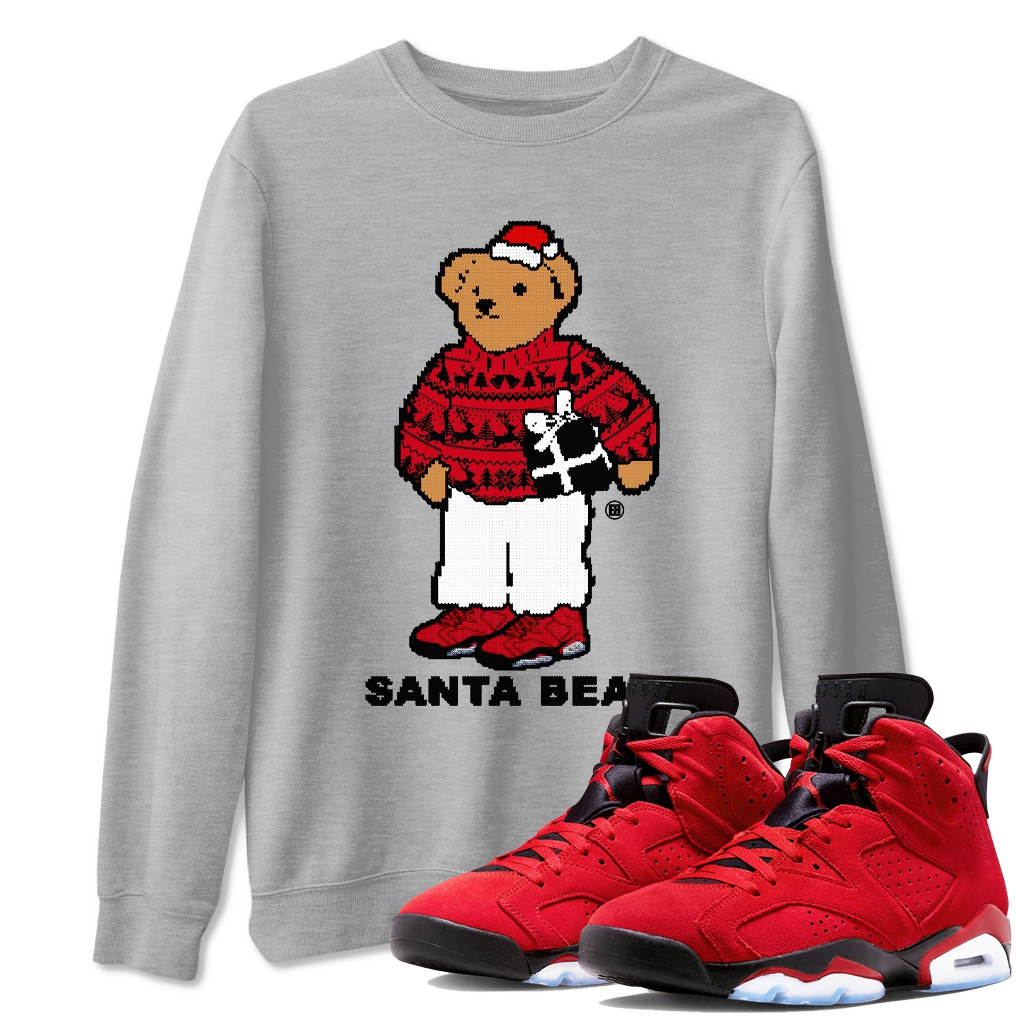 Santa Bear snkmatch Tees - Air Jordan 6 Toro Bravo