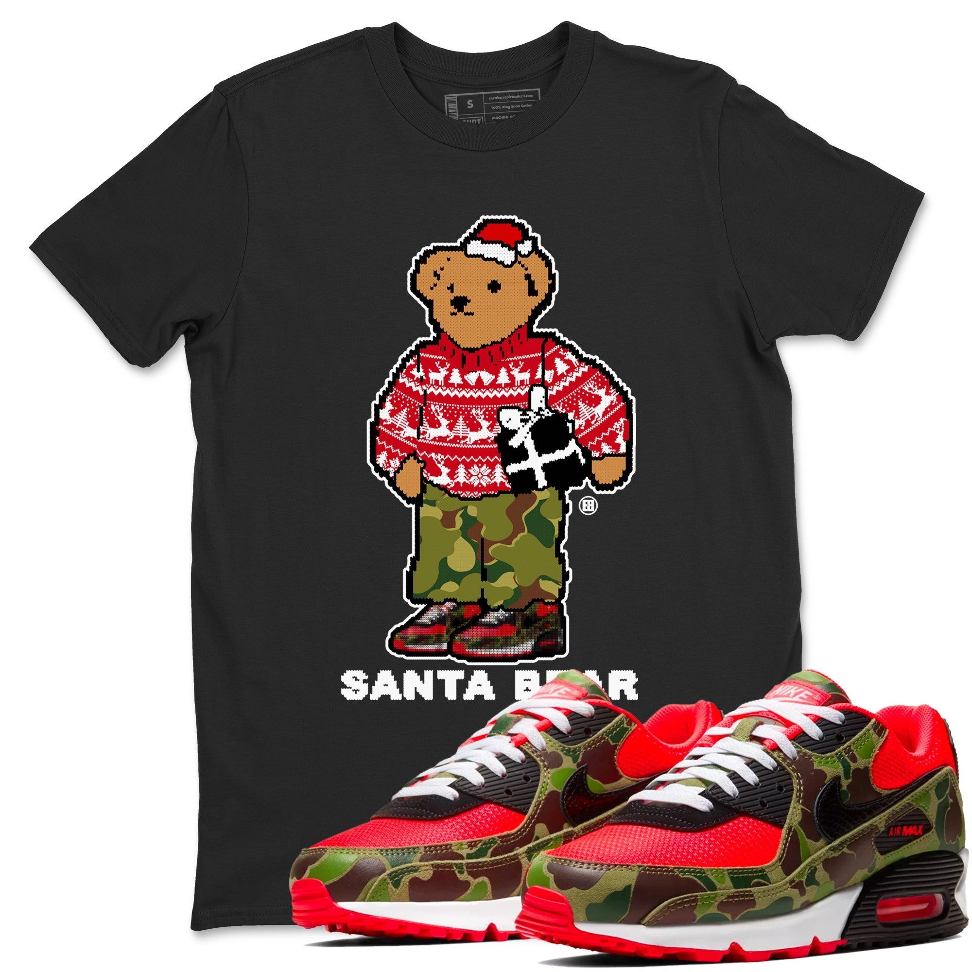 Santa Bear snkmatch Tees - Air Max 90 Reverse Duck Camo