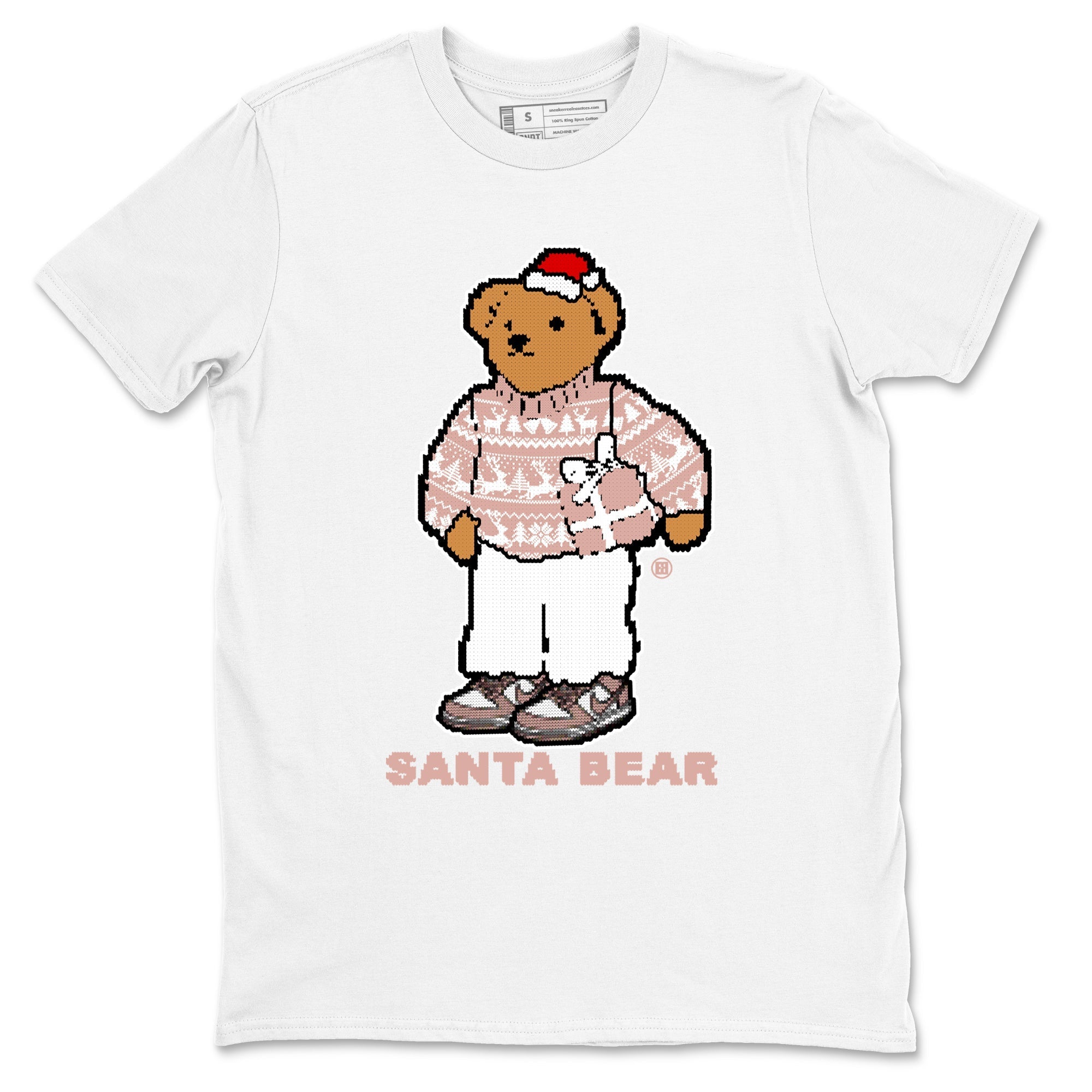 Santa Bear snkmatch Tees - Dunk Rose Whisper