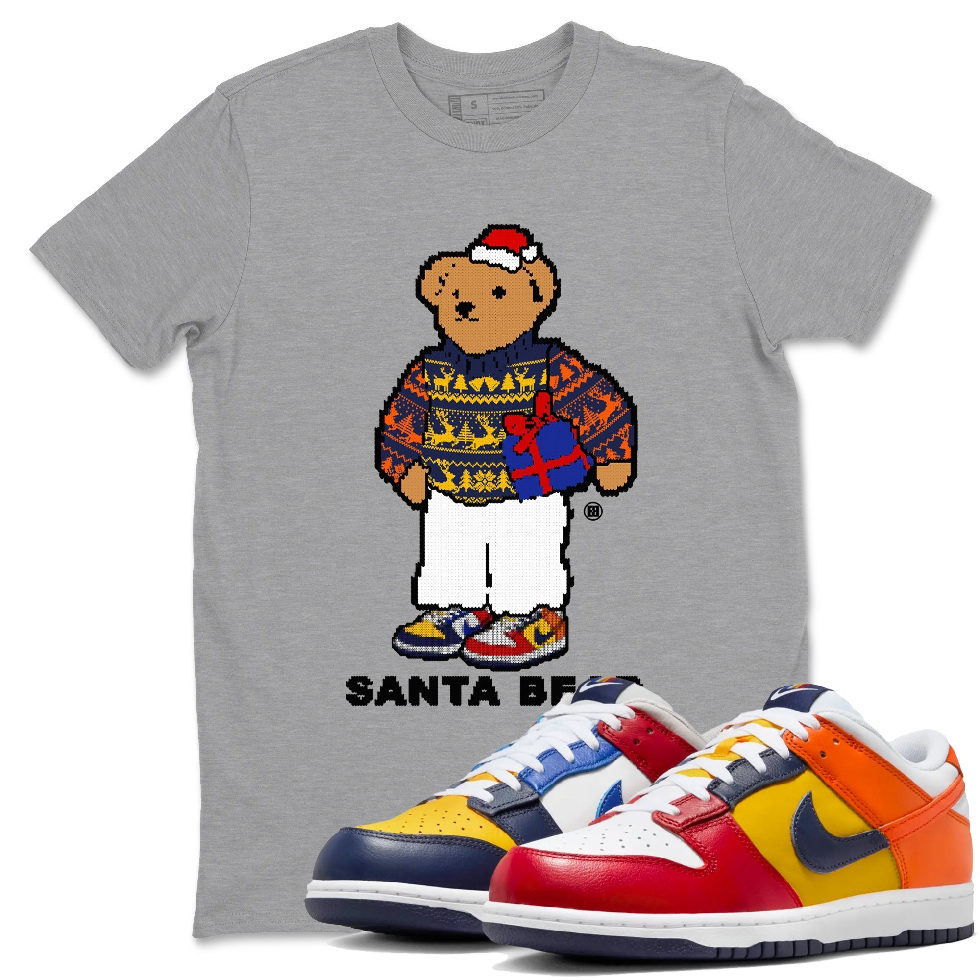 Santa Bear snkmatch Tees - Dunk What The
