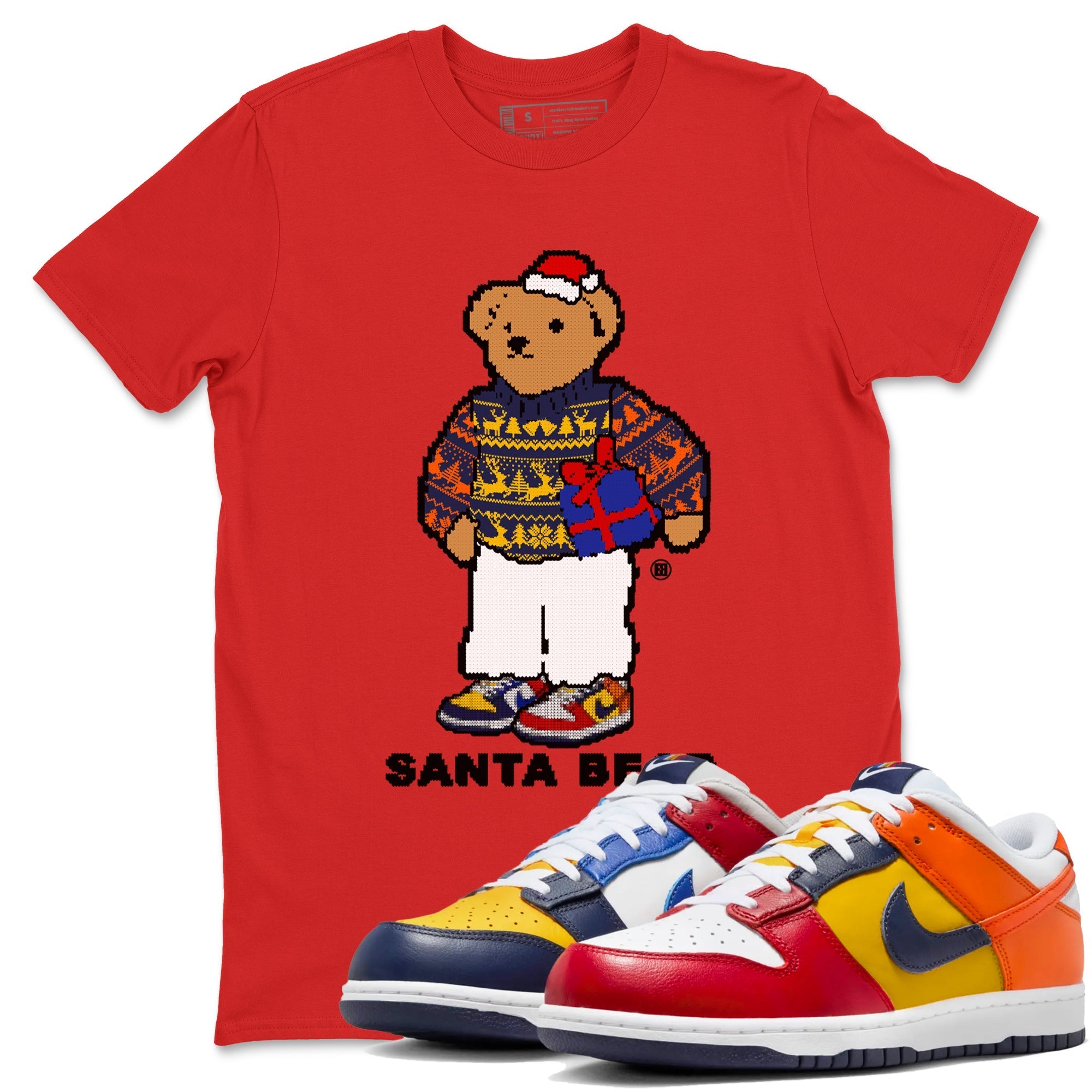 Santa Bear snkmatch Tees - Dunk What The