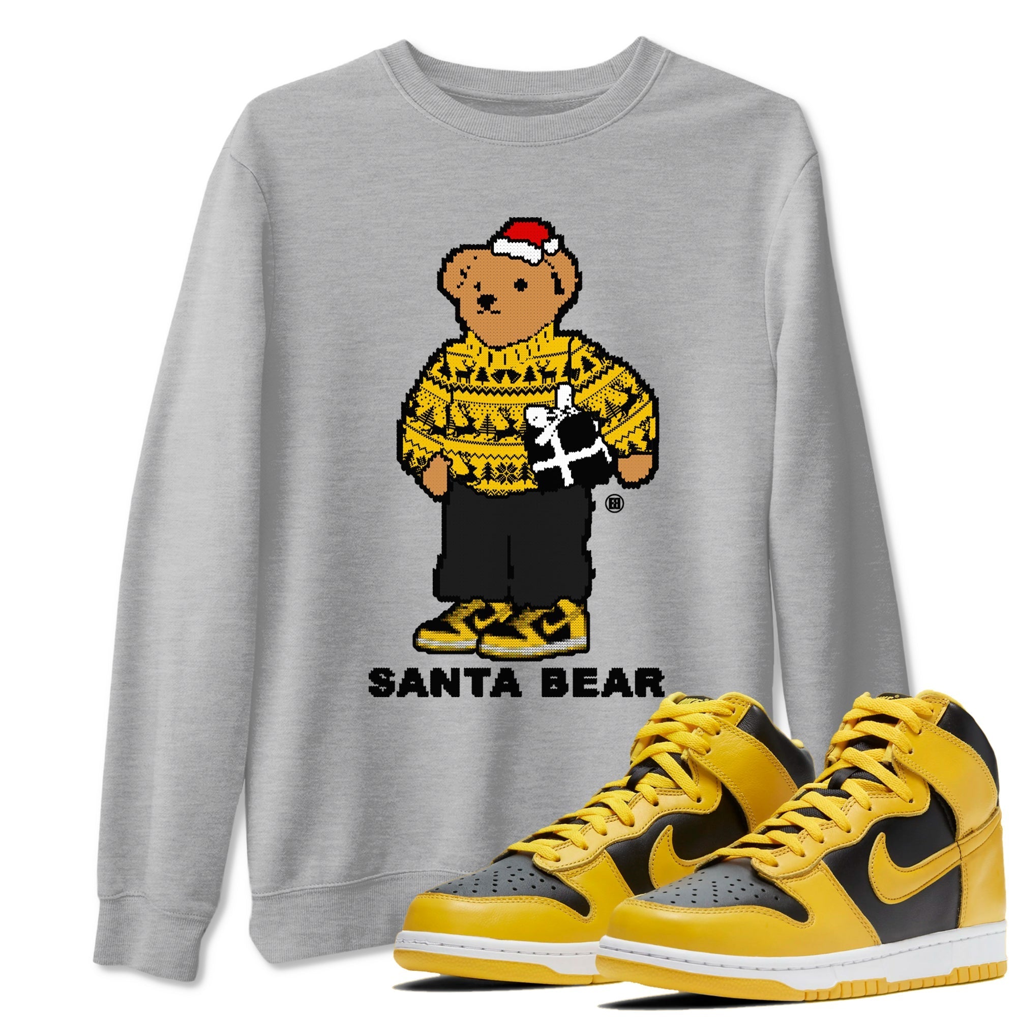 Santa Bear snkmatch Tees - Dunk Pollen