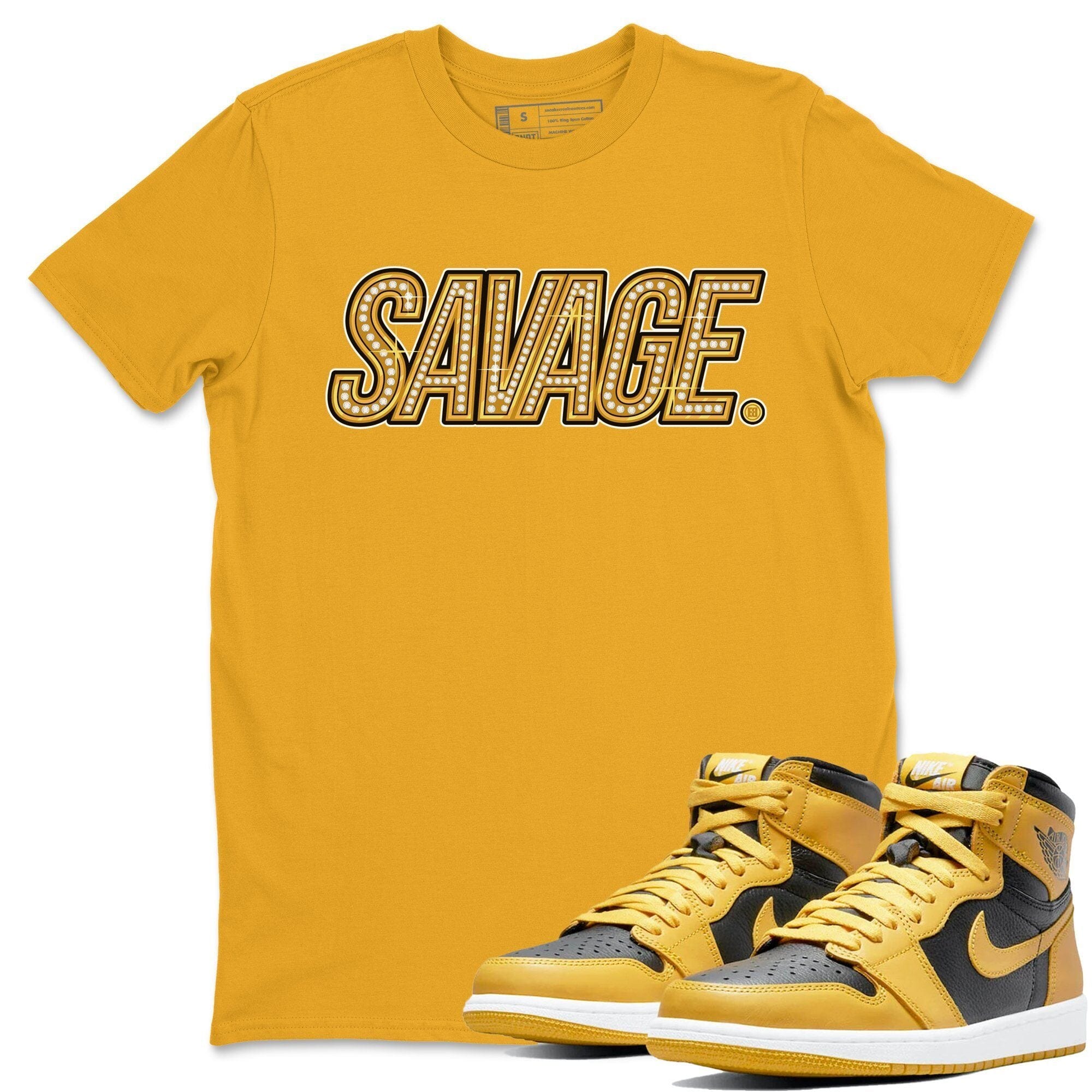 Savage Unisex Tops - Air Jordan 1 Pollen