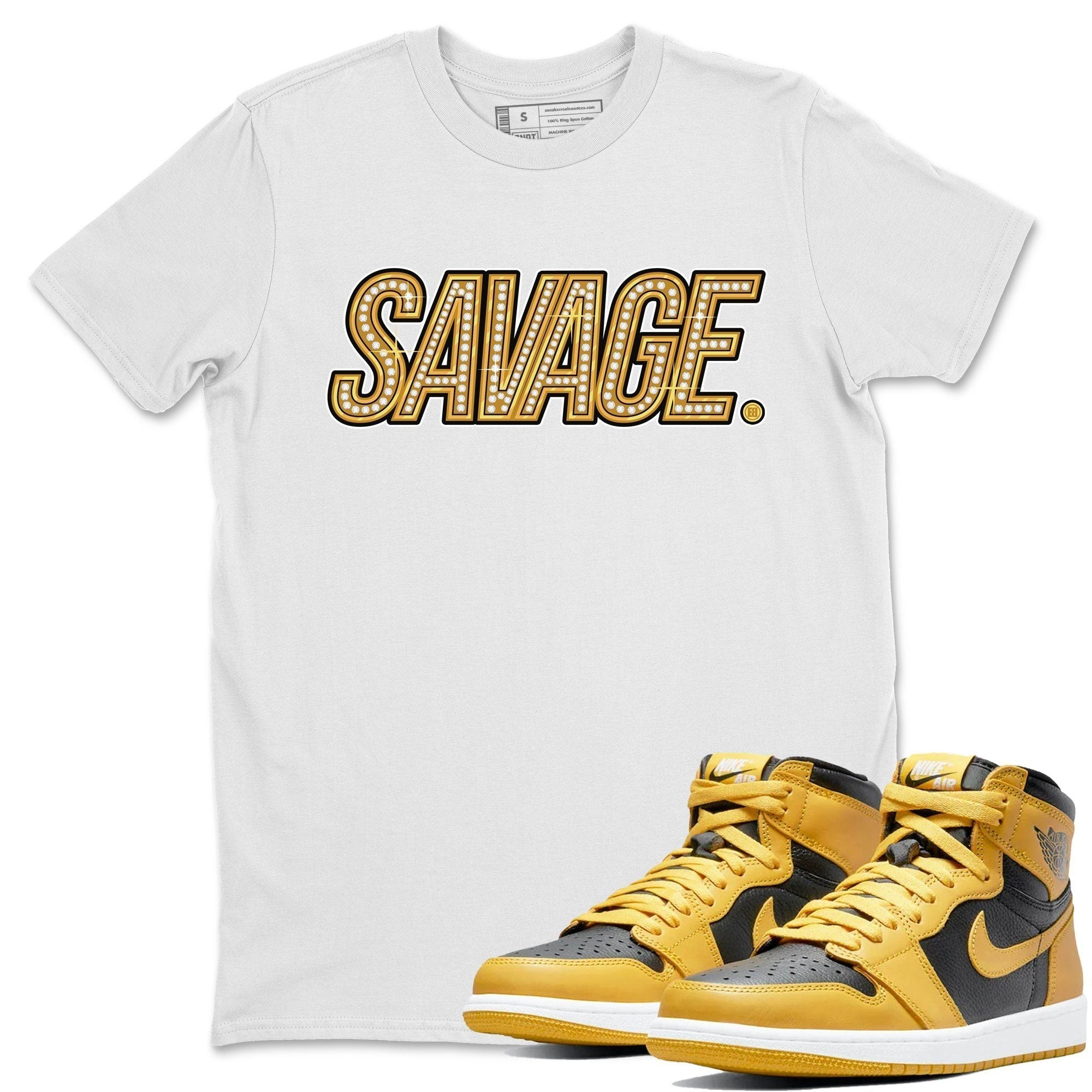 Savage Unisex Tops - Air Jordan 1 Pollen