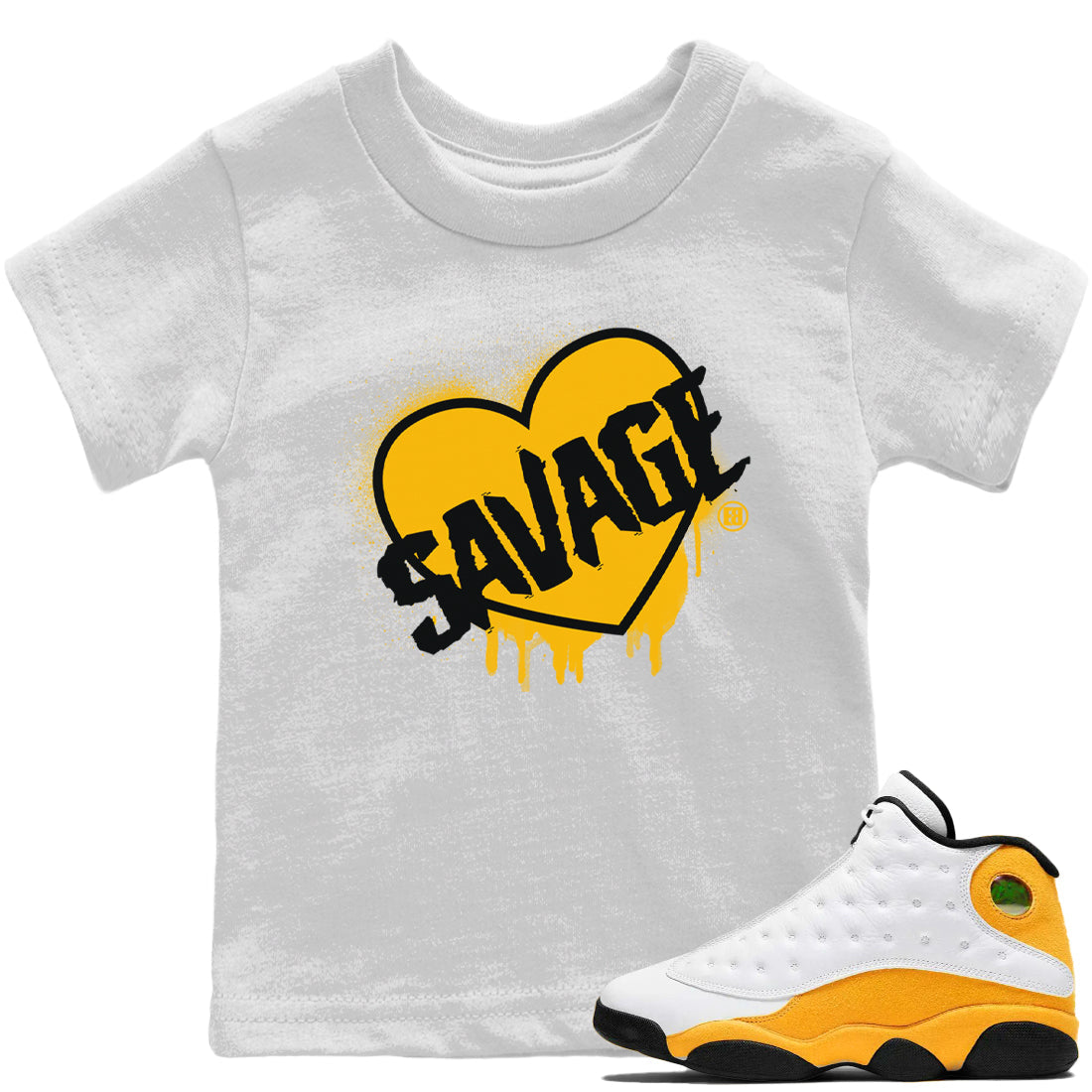 Savage Love Kids Tops - Air Jordan 13 Del Sol