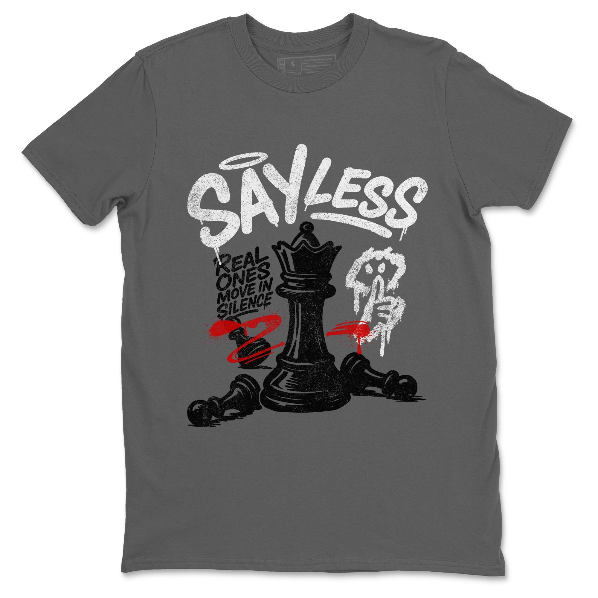 Say Less snkmatch Tees - Air Jordan 4 White Cement