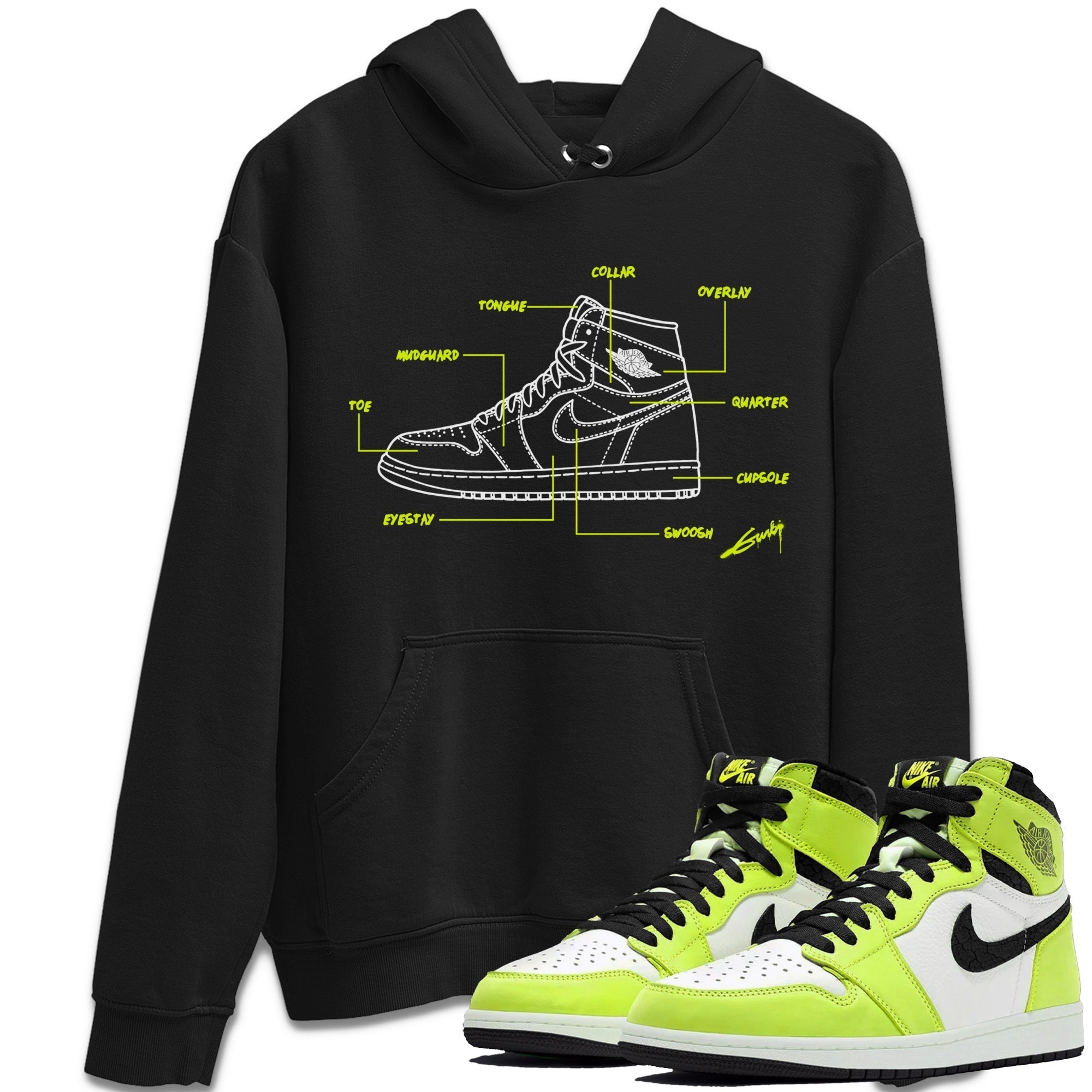 Schematic Unisex Tops - Air Jordan 1 Visionaire