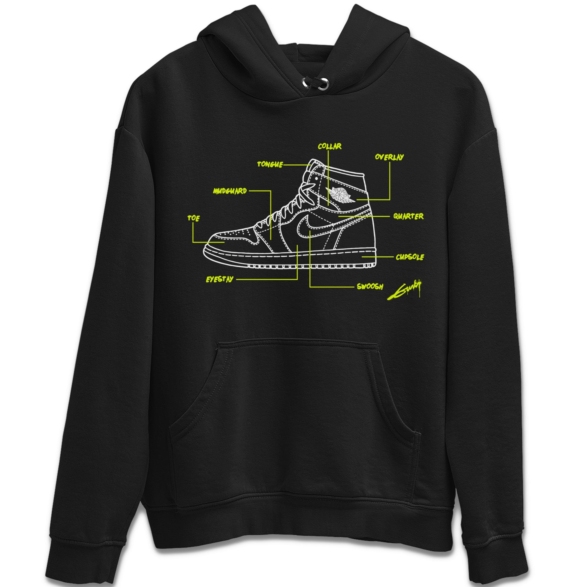 Schematic Unisex Tops - Air Jordan 1 Visionaire