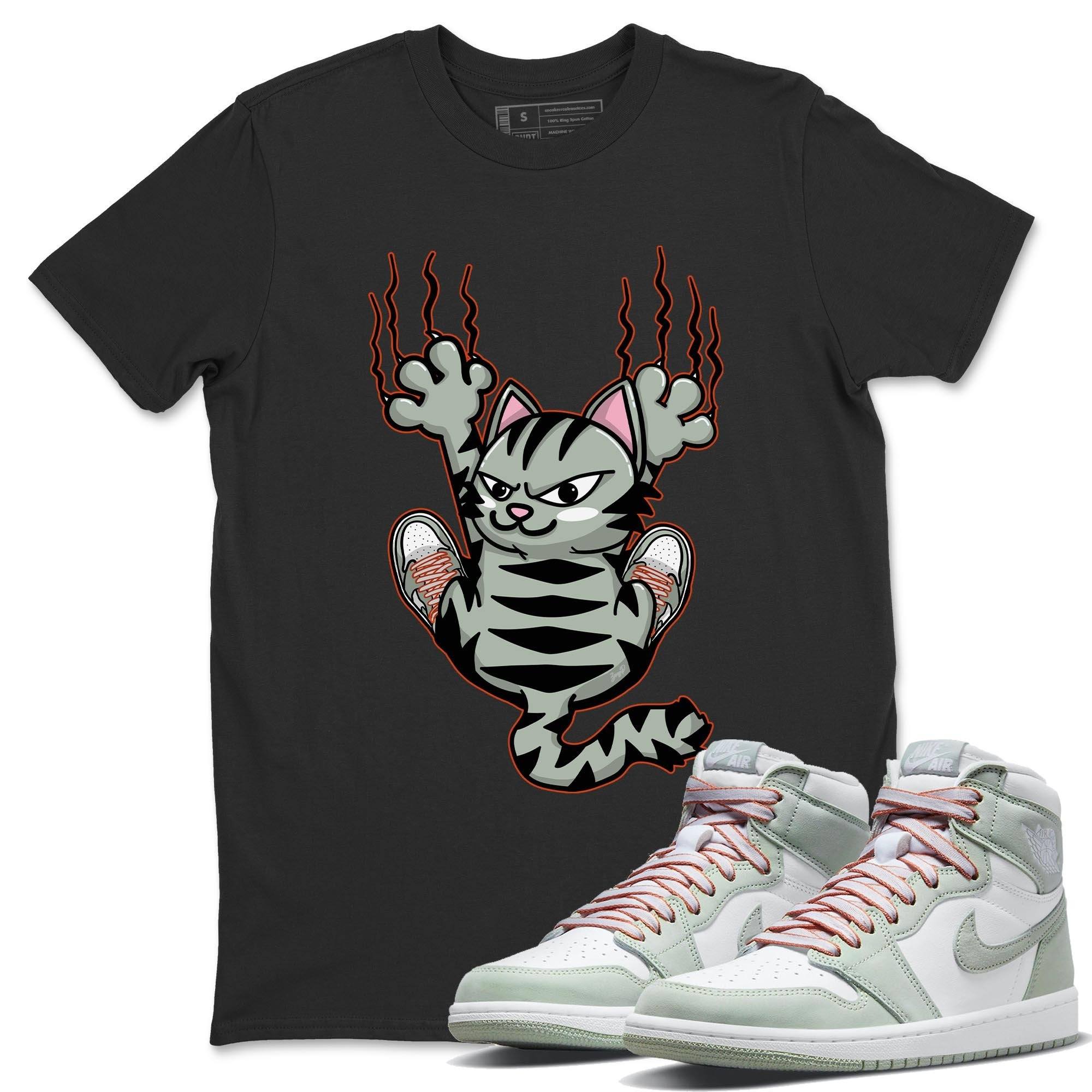 Scratching Cat Unisex Tops - Air Jordan 1 Seafoam