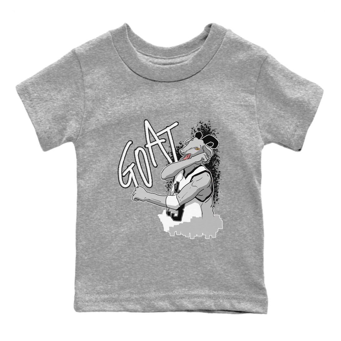Screaming Goat Kids Tops - Air Jordan 1 Black White