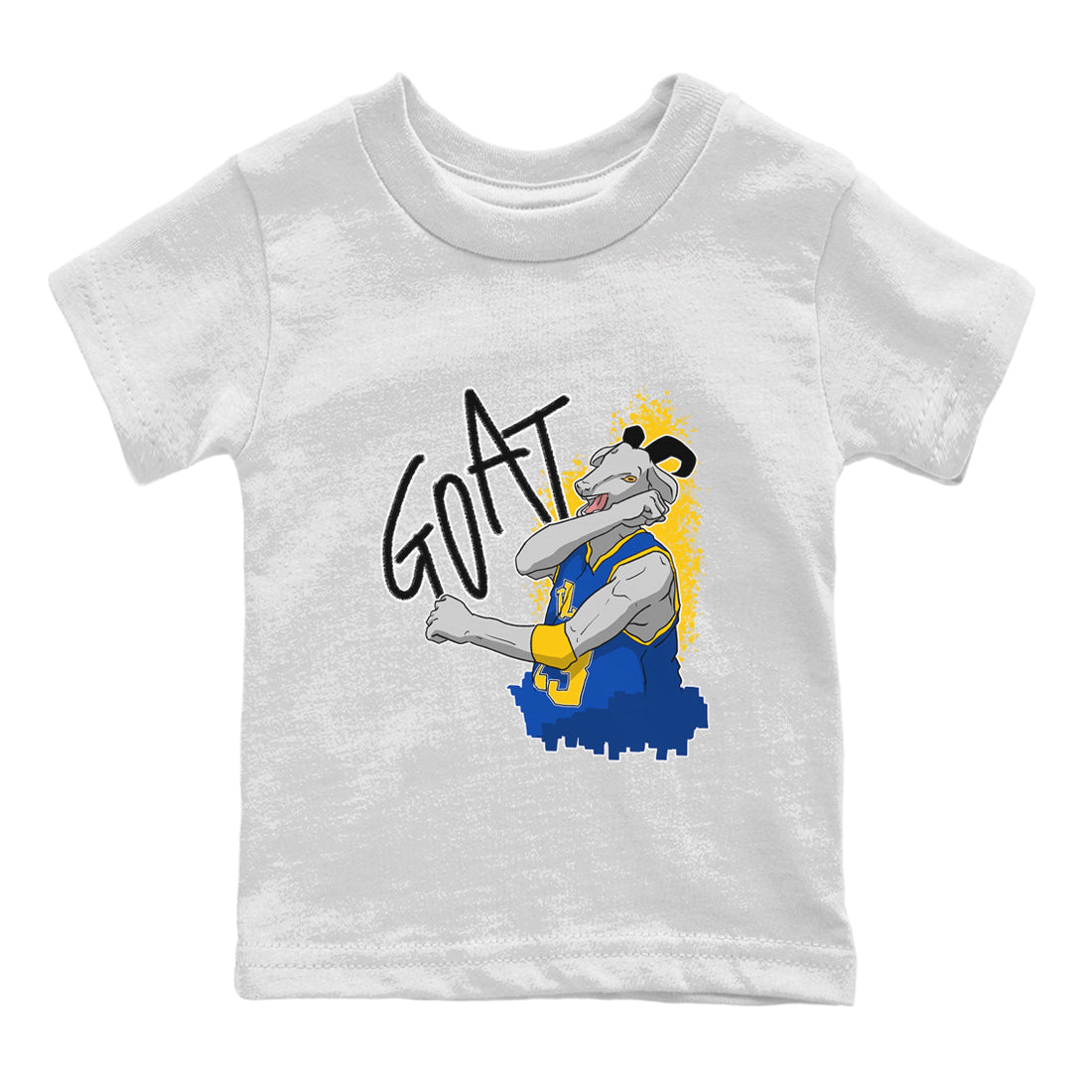 Screaming Goat Kids Tops - Air Jordan 1 Game Royal Varsity Maize