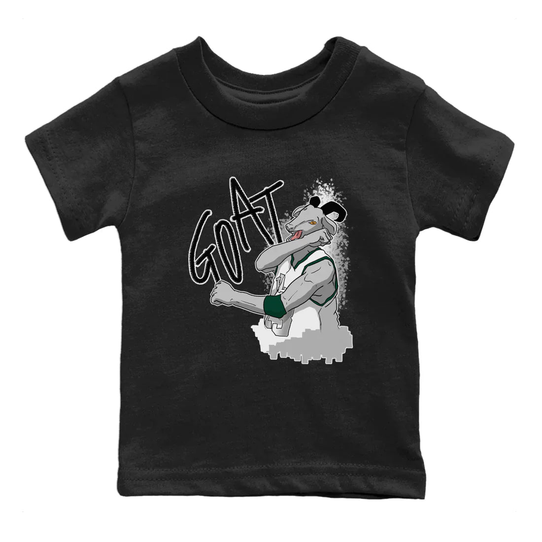 Screaming Goat Kids Tops - Air Jordan 1 Gorge Green