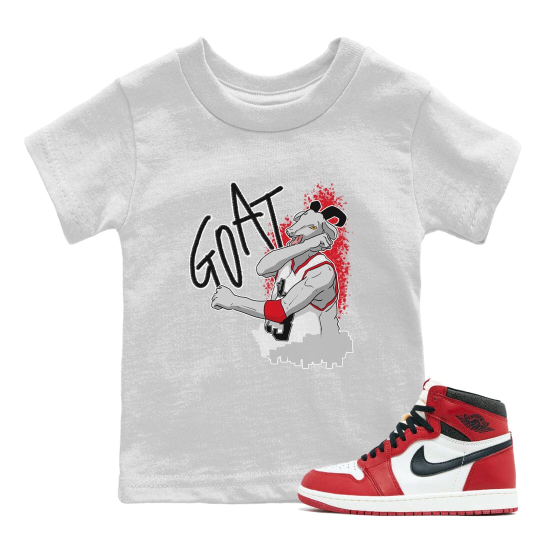 Screaming Goat Kids Tops - Air Jordan 1 Lost & Found