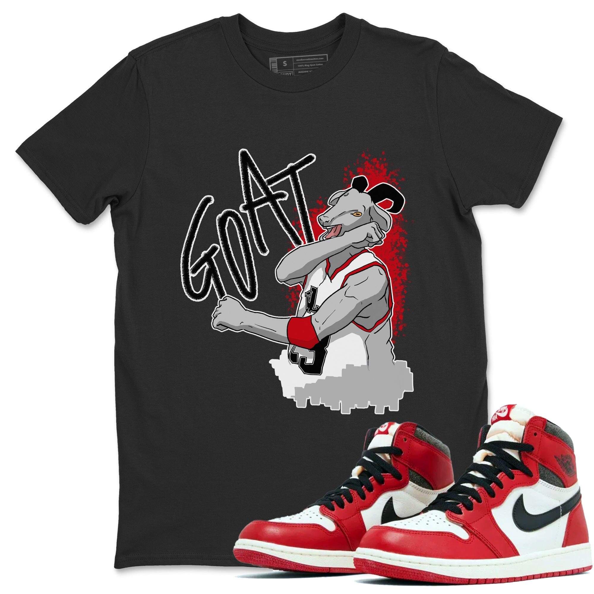 Screaming Goat Unisex Tops - Air Jordan 1 Lost & Found