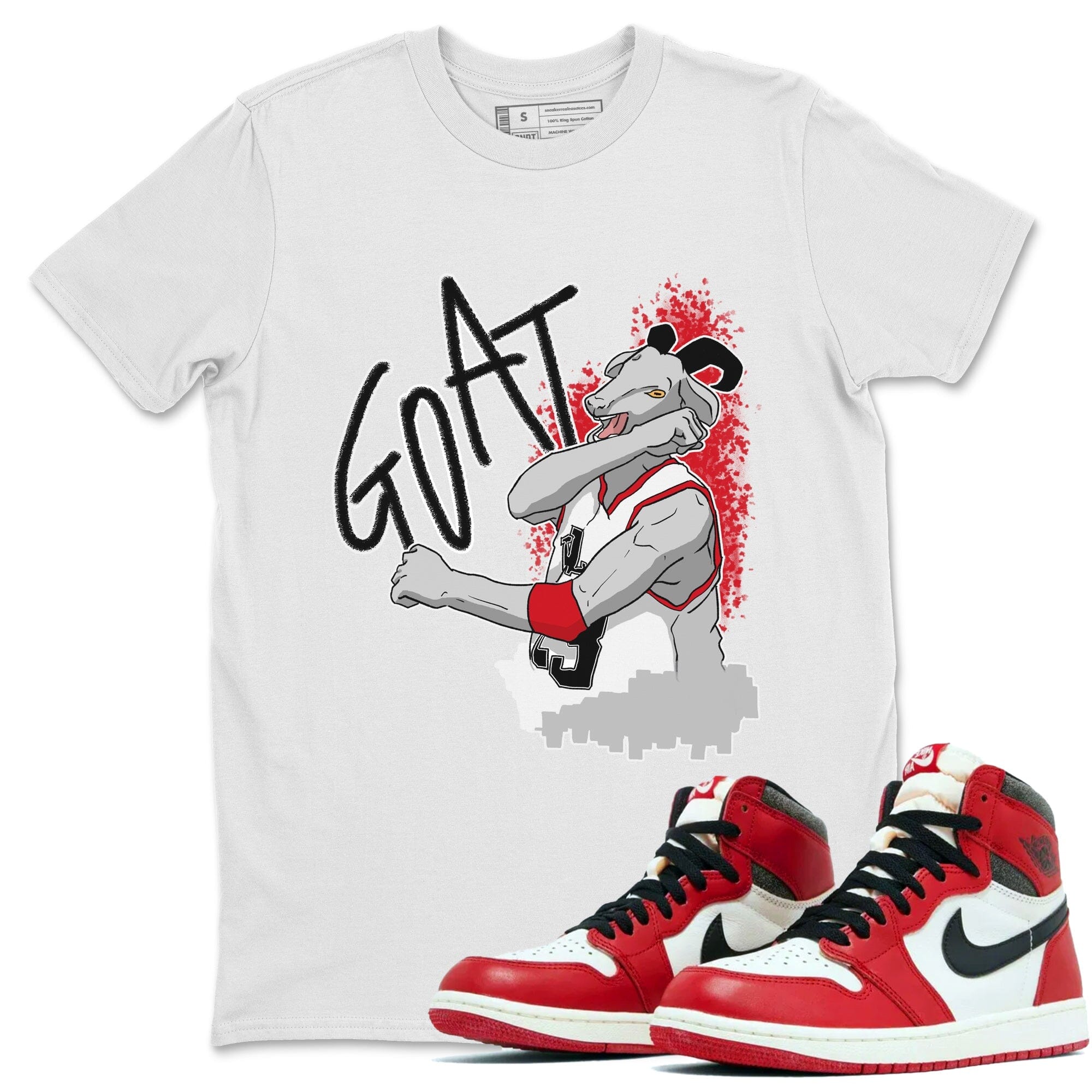 Screaming Goat Unisex Tops - Air Jordan 1 Lost & Found