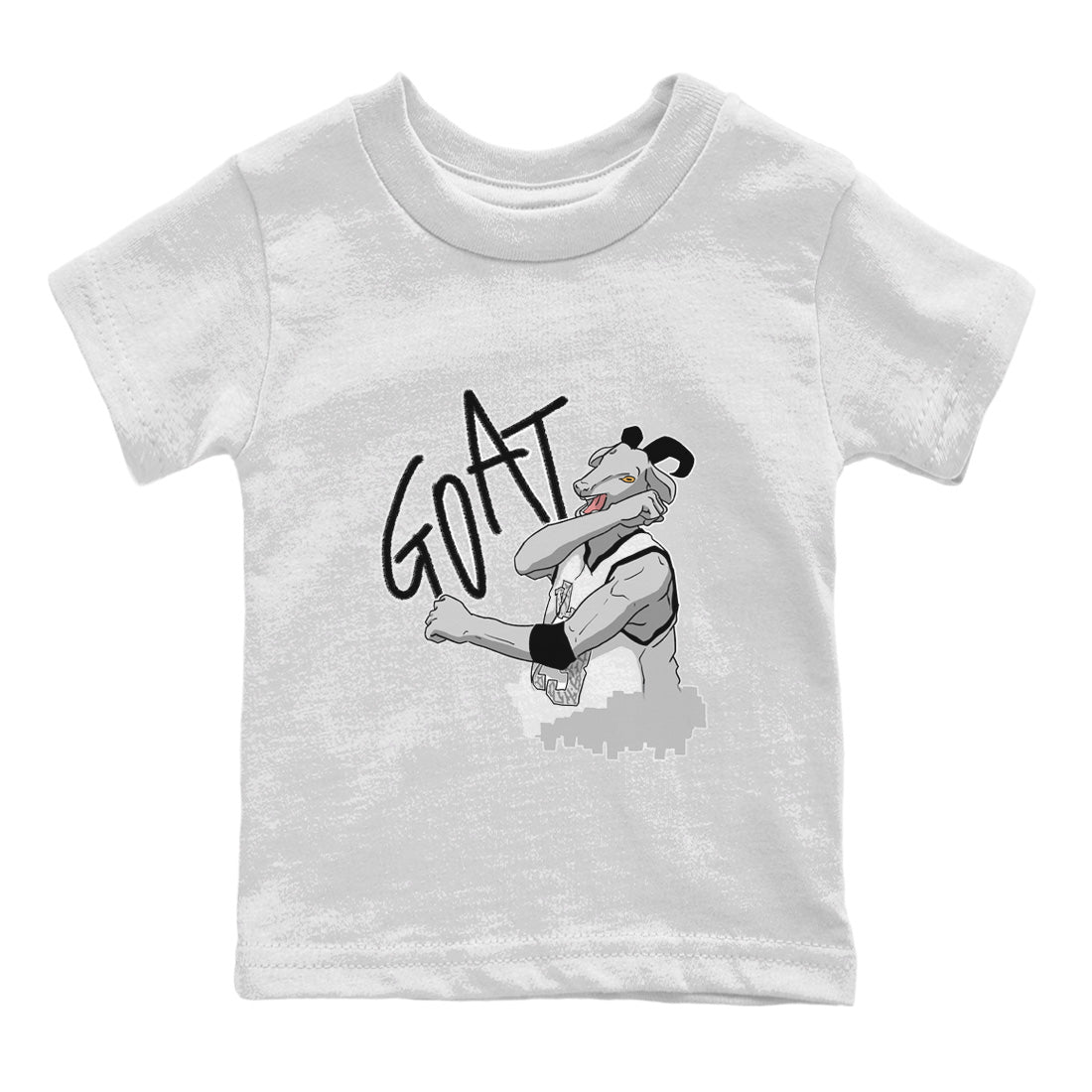 Screaming Goat Kids Tops - Air Jordan 1 White Cement