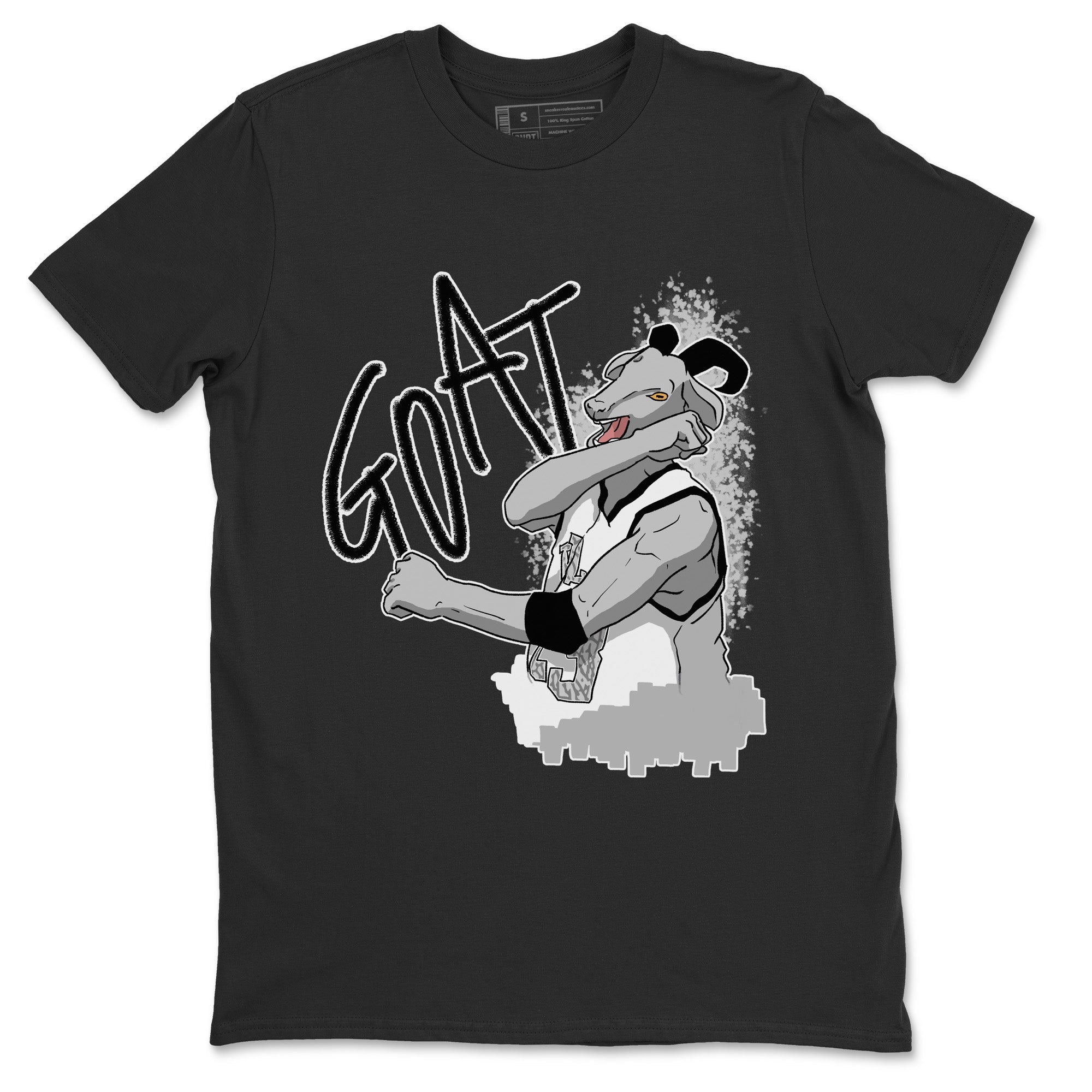 Screaming Goat Unisex Tops - Air Jordan 1 White Cement