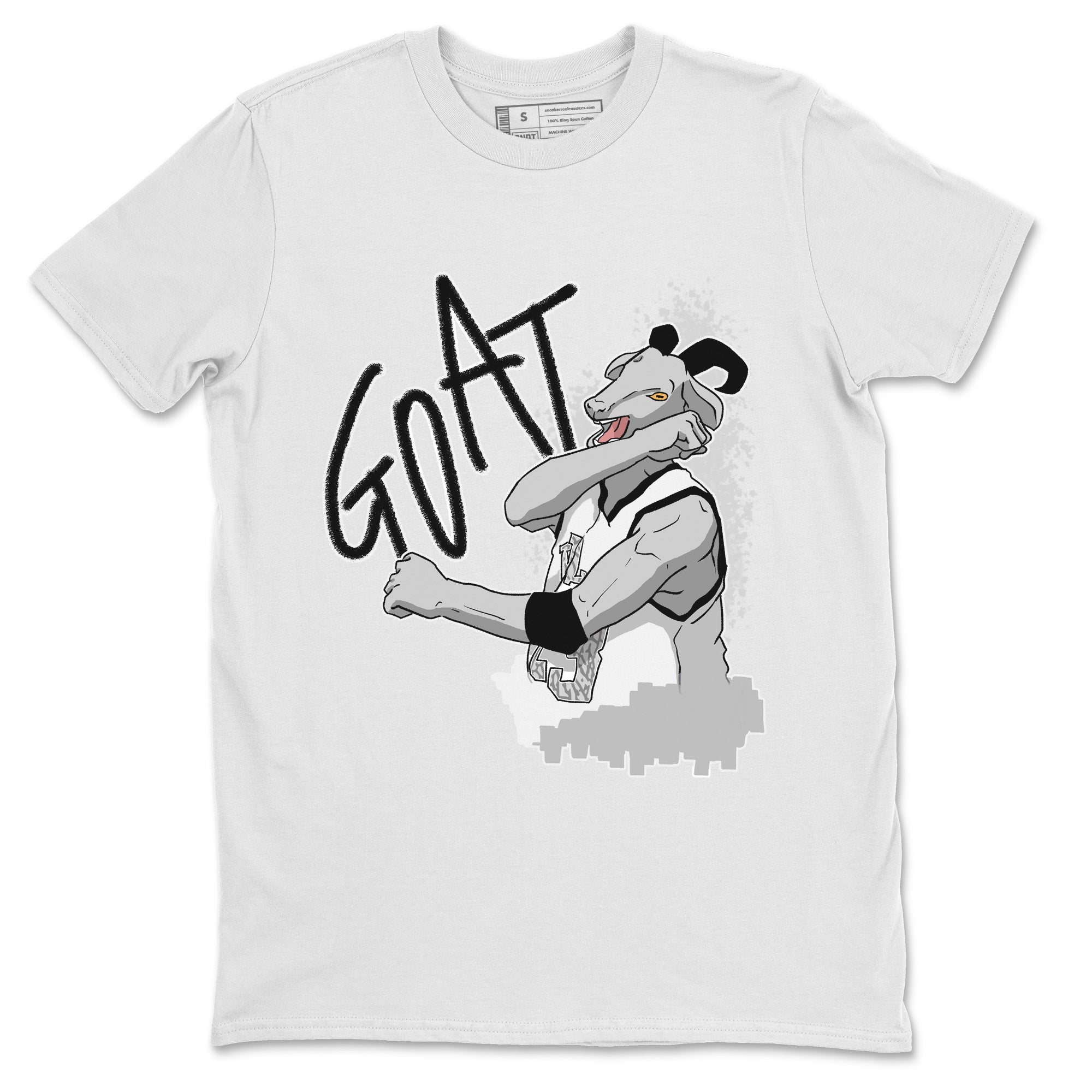 Screaming Goat Unisex Tops - Air Jordan 1 White Cement