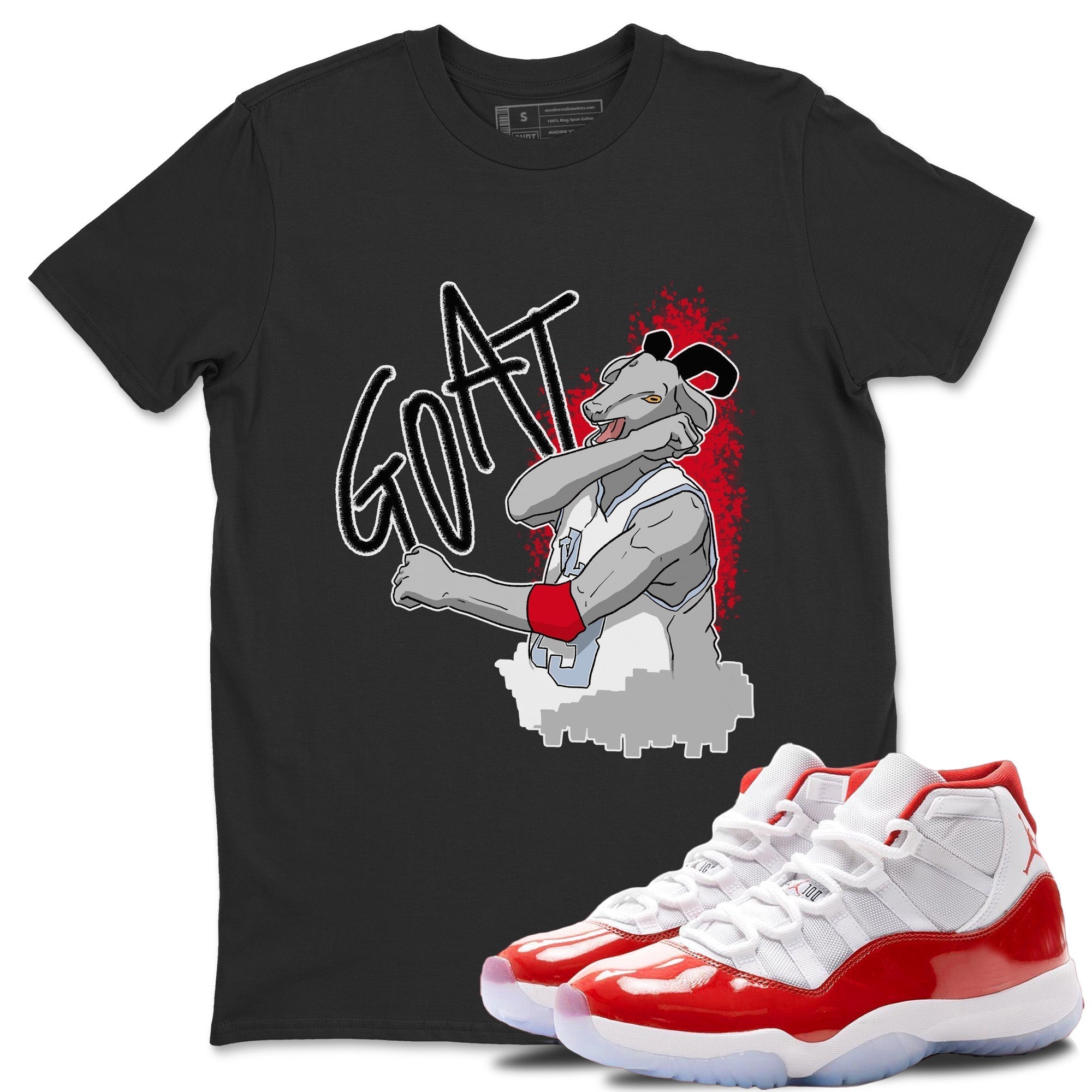 Screaming Goat Unisex Tops - Air Jordan 11 Cherry