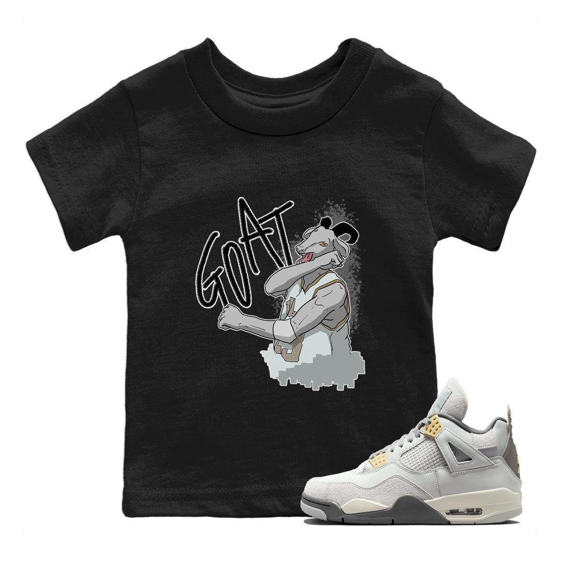 Screaming Goat Kids Tops - Air Jordan 4 Craft