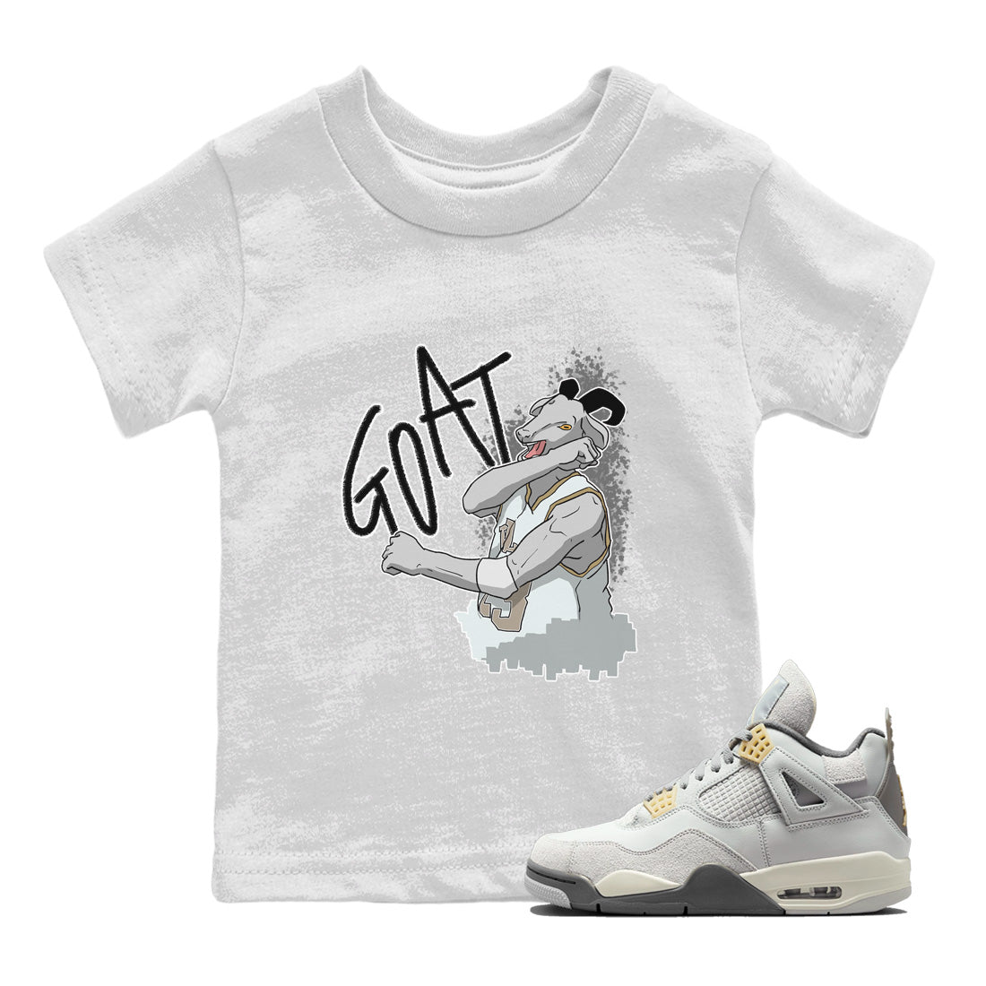 Screaming Goat Kids Tops - Air Jordan 4 Craft