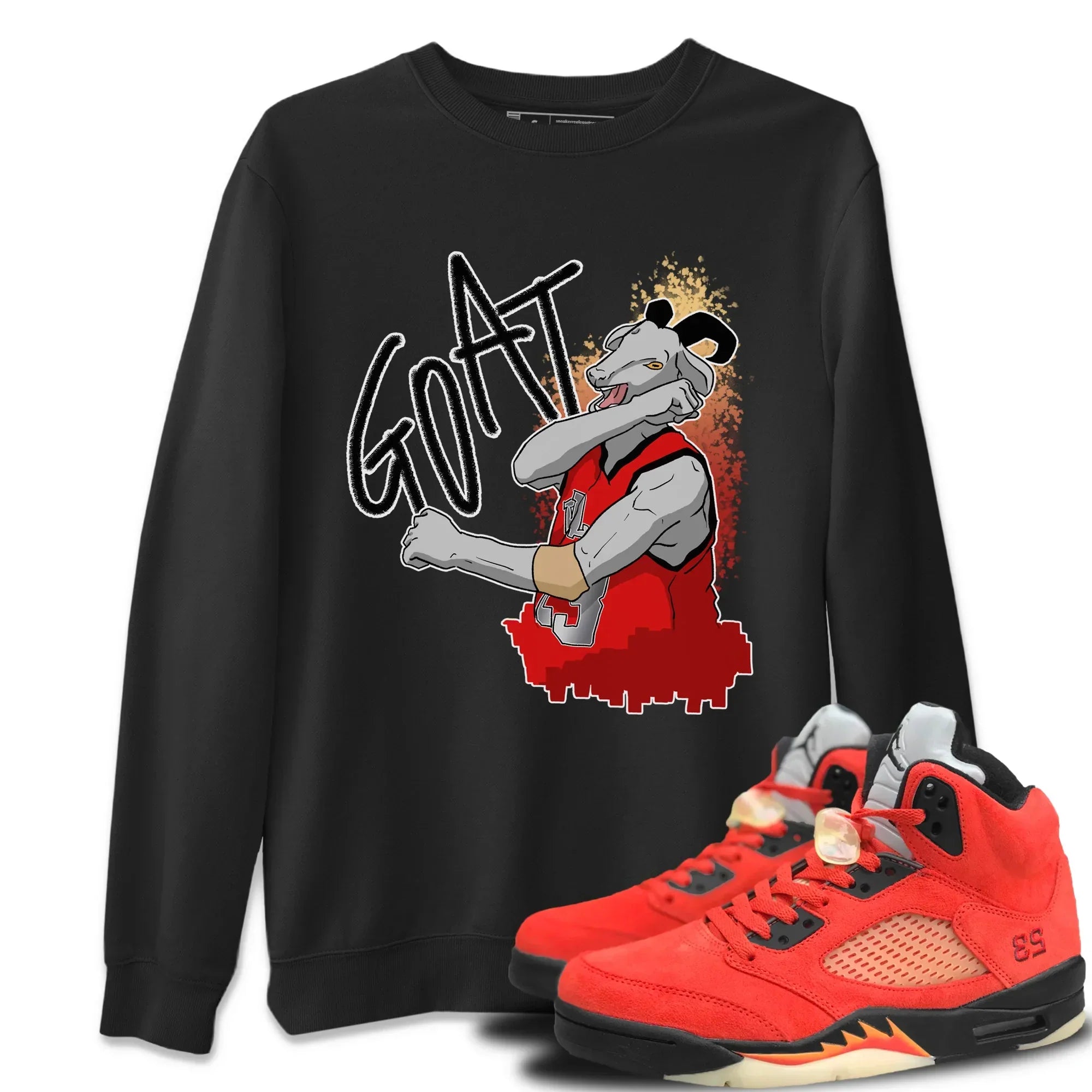 Screaming Goat Unisex Tops - Air Jordan 5 Mars For Her