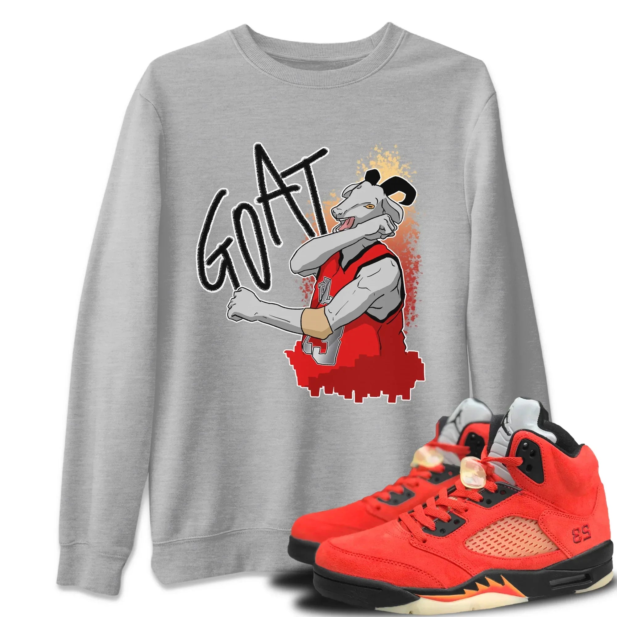 Screaming Goat Unisex Tops - Air Jordan 5 Mars For Her