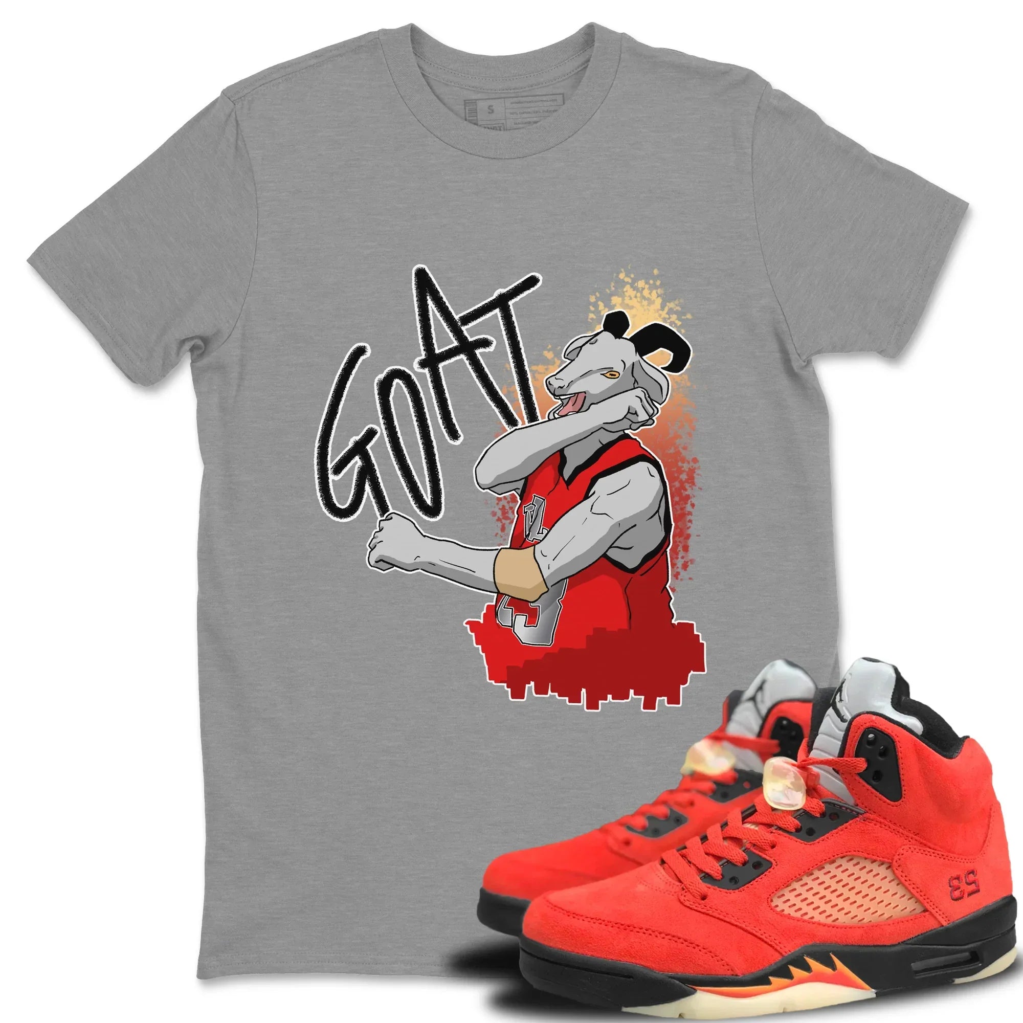 Screaming Goat Unisex Tops - Air Jordan 5 Mars For Her