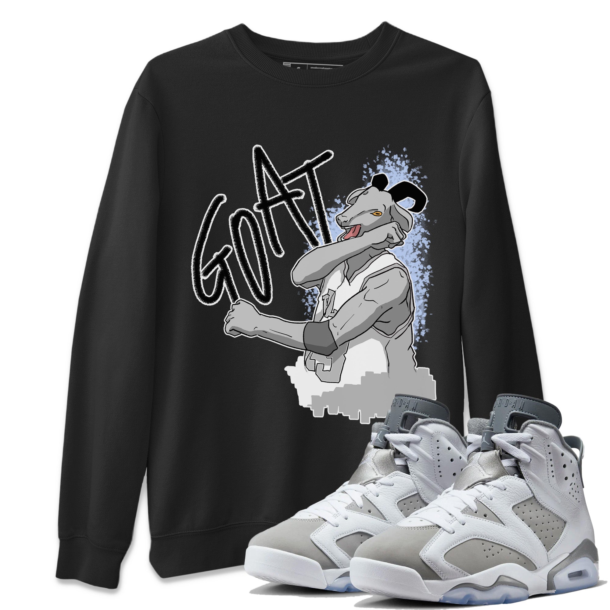 Screaming Goat Unisex Tops - Air Jordan 6 Cool Grey