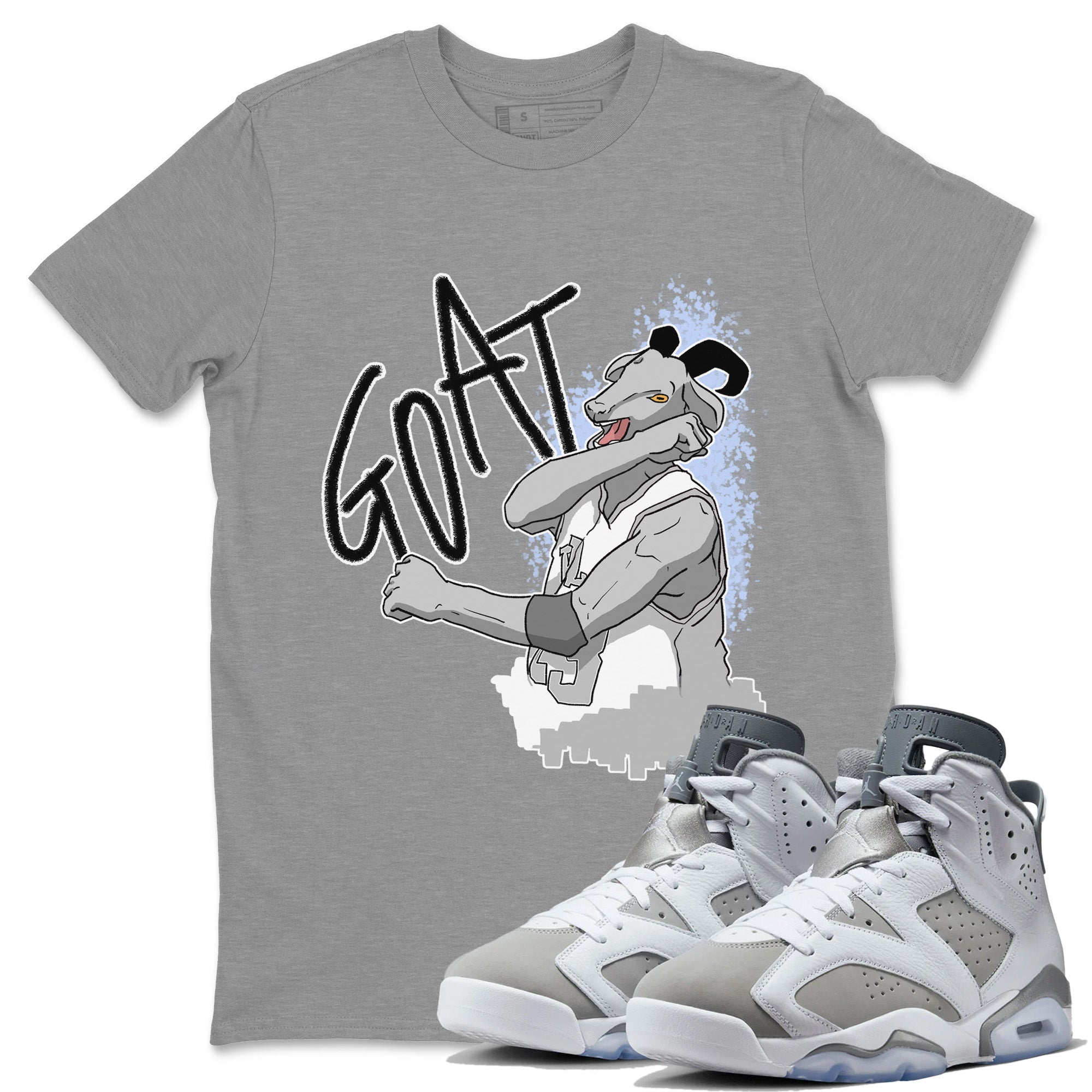 Screaming Goat Unisex Tops - Air Jordan 6 Cool Grey