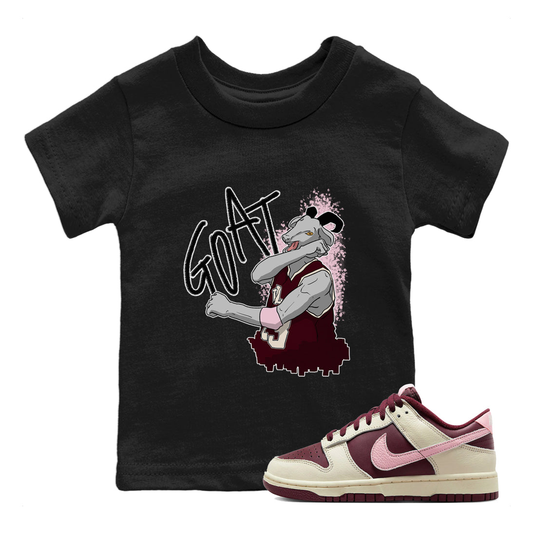 Screaming Goat Kids Tops - Dunk Valentines Day