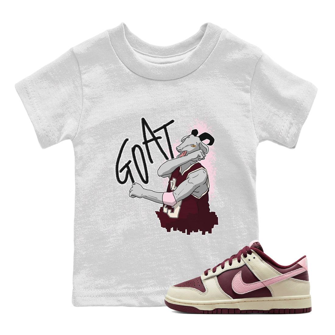 Screaming Goat Kids Tops - Dunk Valentines Day