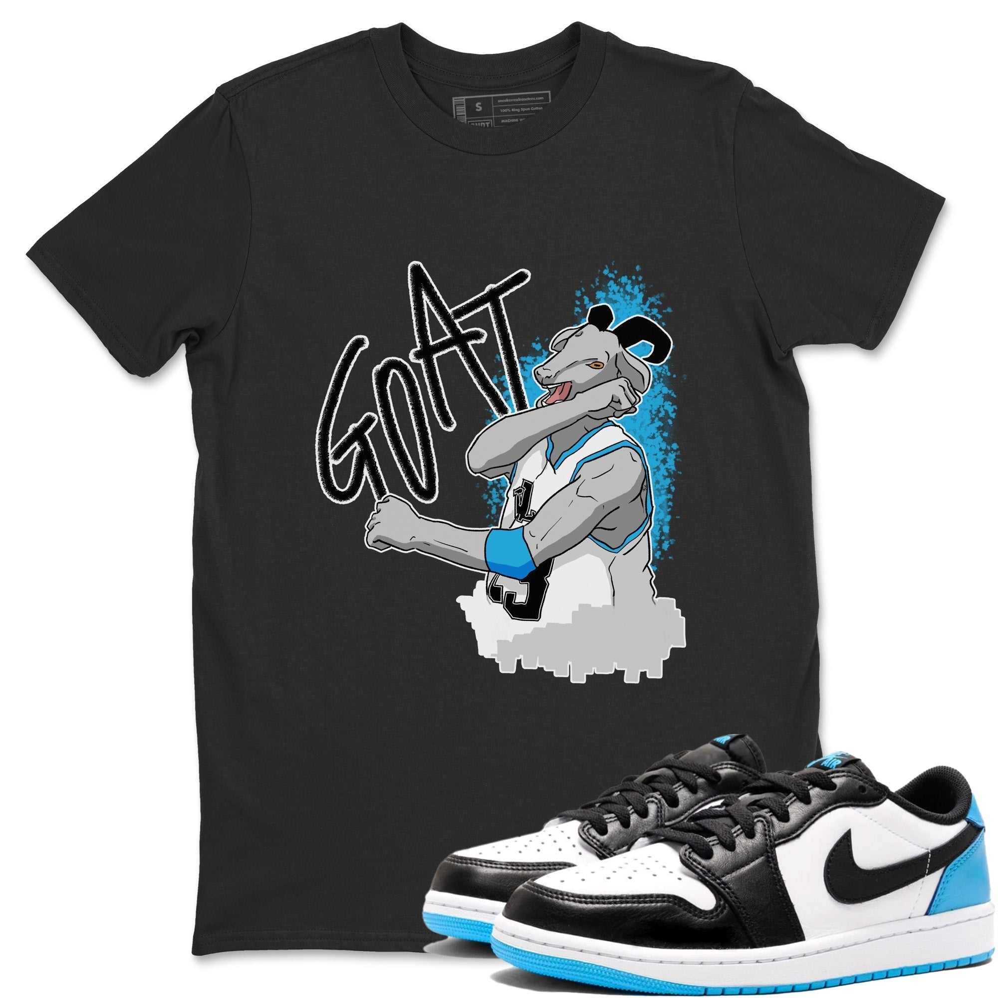 Screaming Goat Unisex Tops - Air Jordan 1 Powder Blue