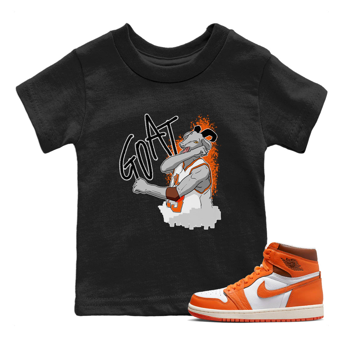 Screaming Goat Kids Tops - Air Jordan 1 Starfish