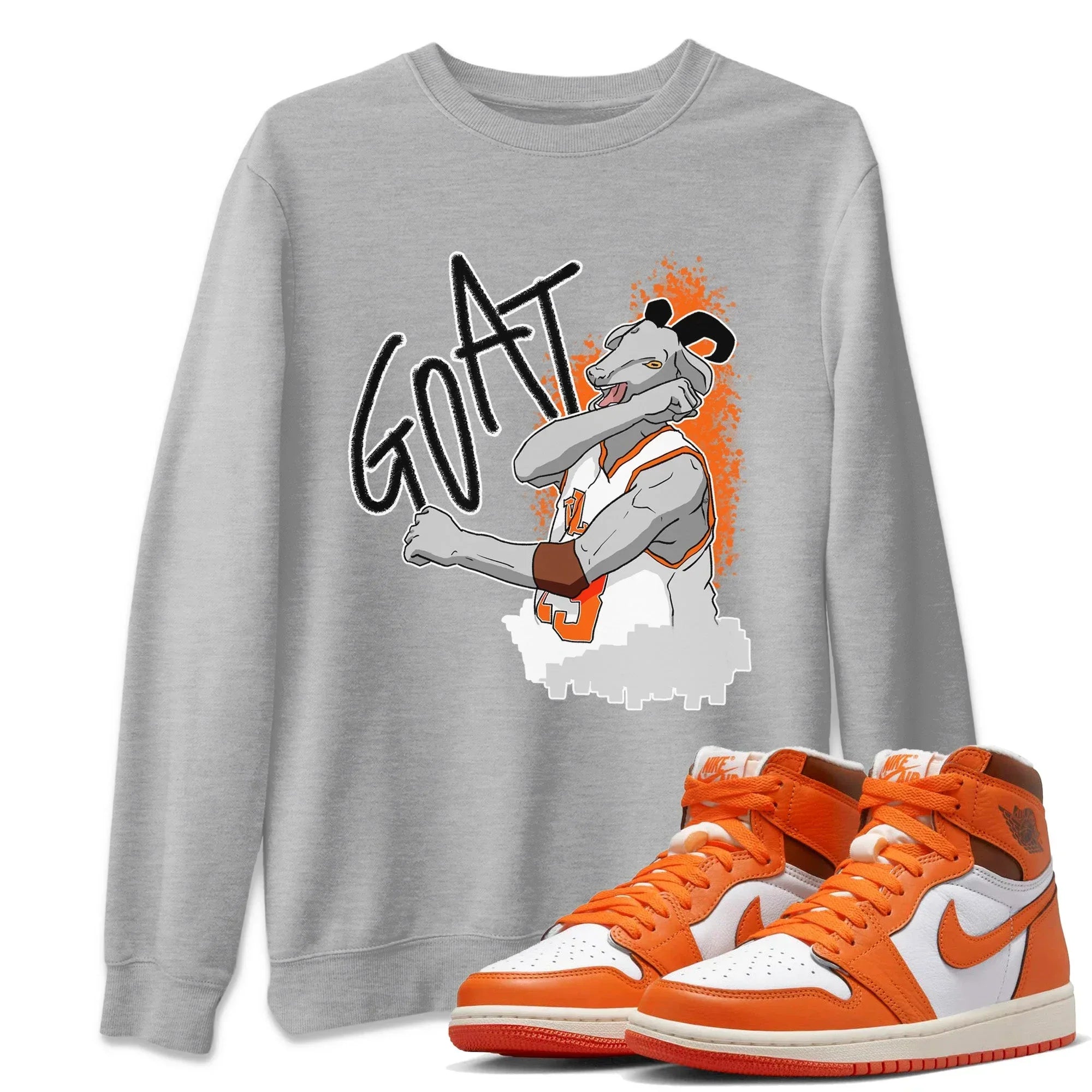 Screaming Goat Unisex Tops - Air Jordan 1 Starfish