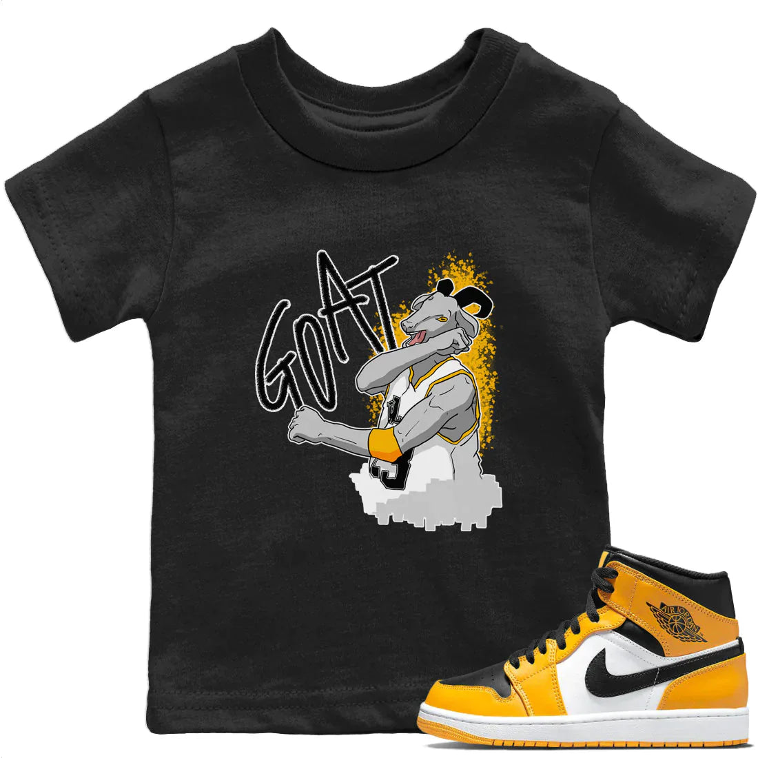 Screaming Goat Kids Tops - Air Jordan 1 Taxi