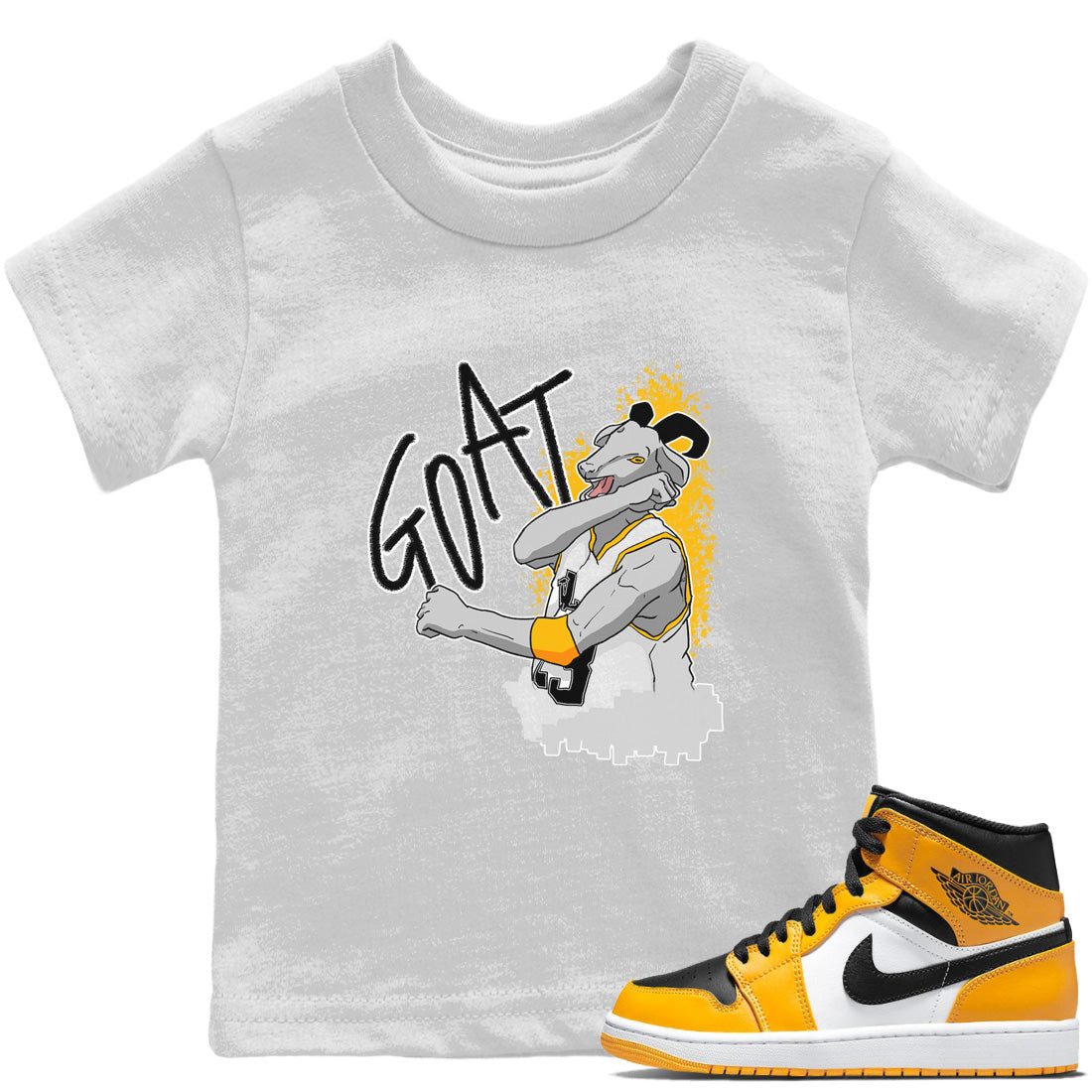 Screaming Goat Kids Tops - Air Jordan 1 Taxi