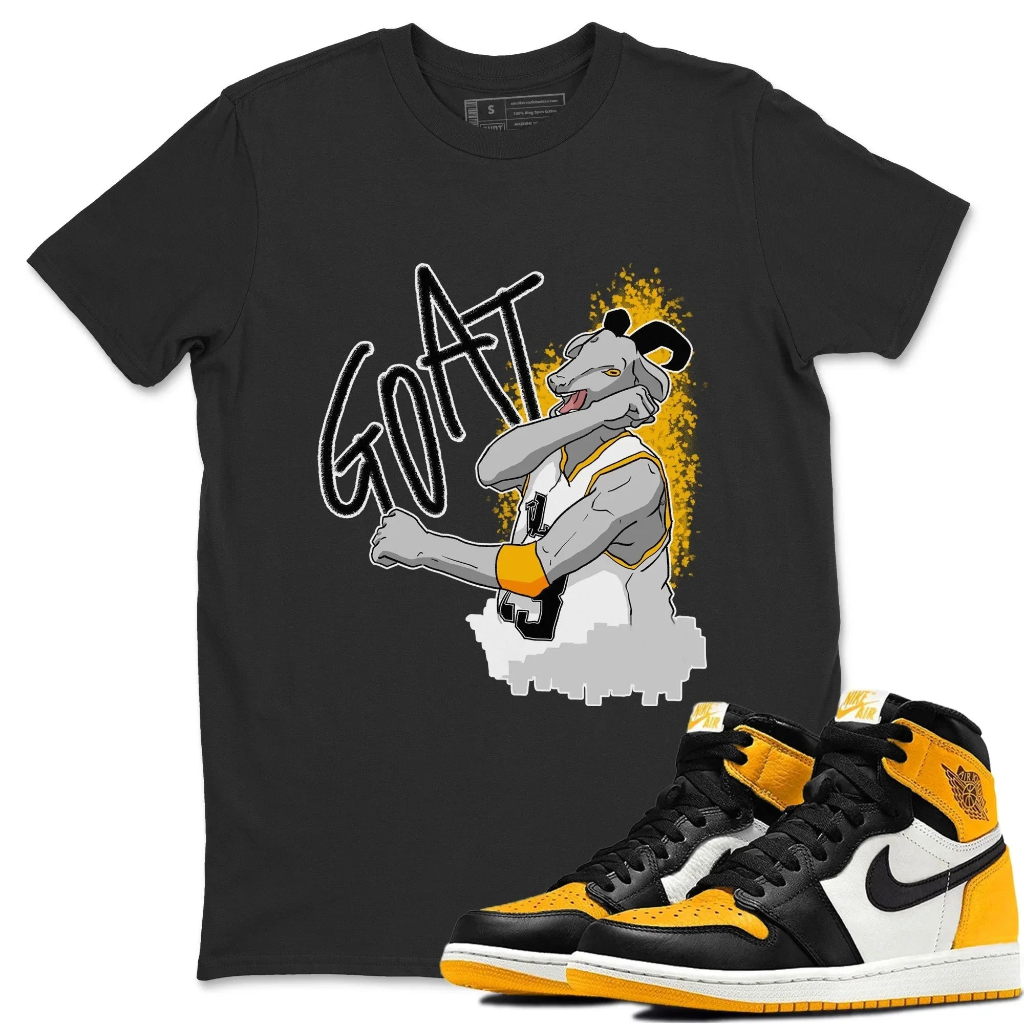 Screaming Goat Unisex Tops - Air Jordan 1 Taxi
