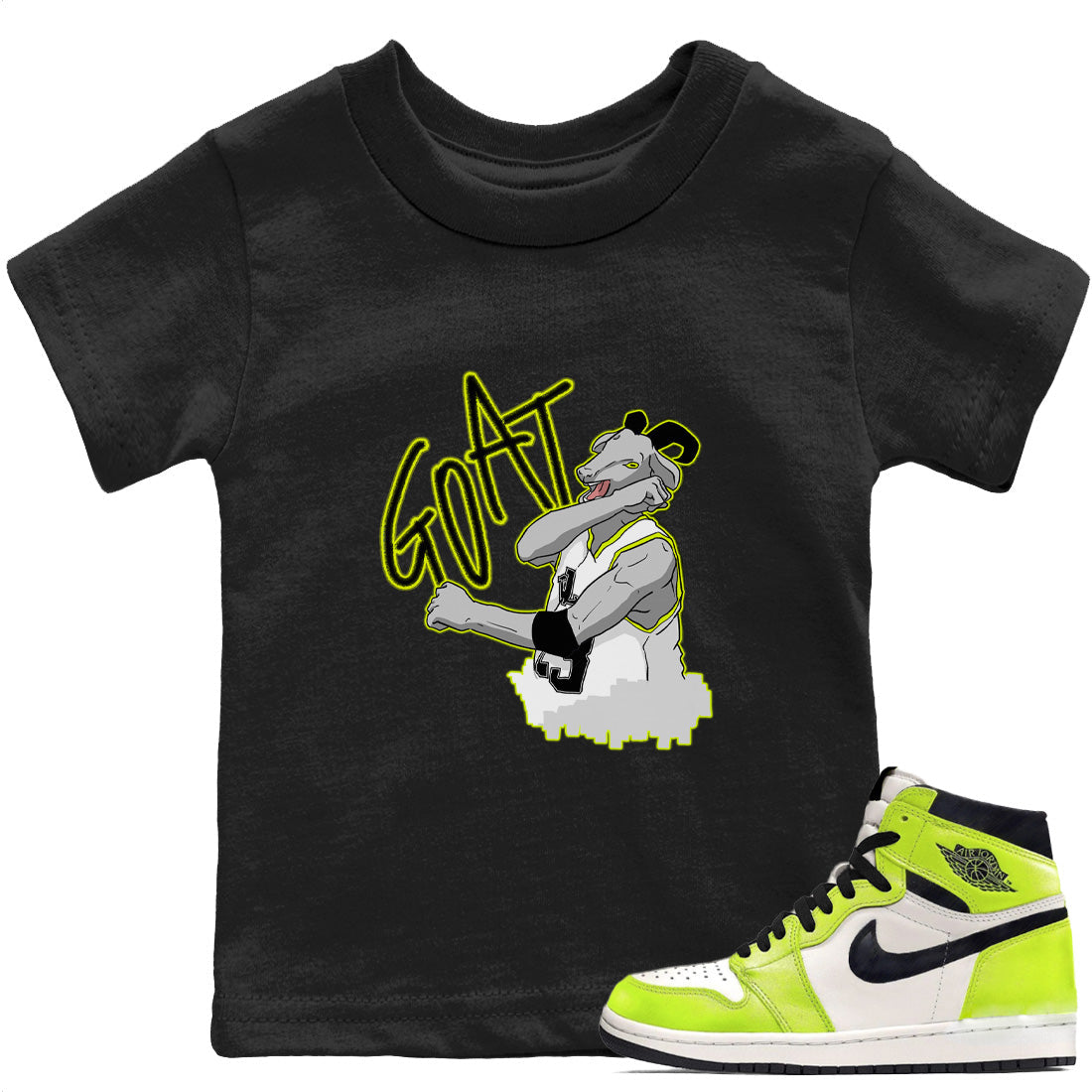 Screaming Goat Kids Tops - Air Jordan 1 Visionaire