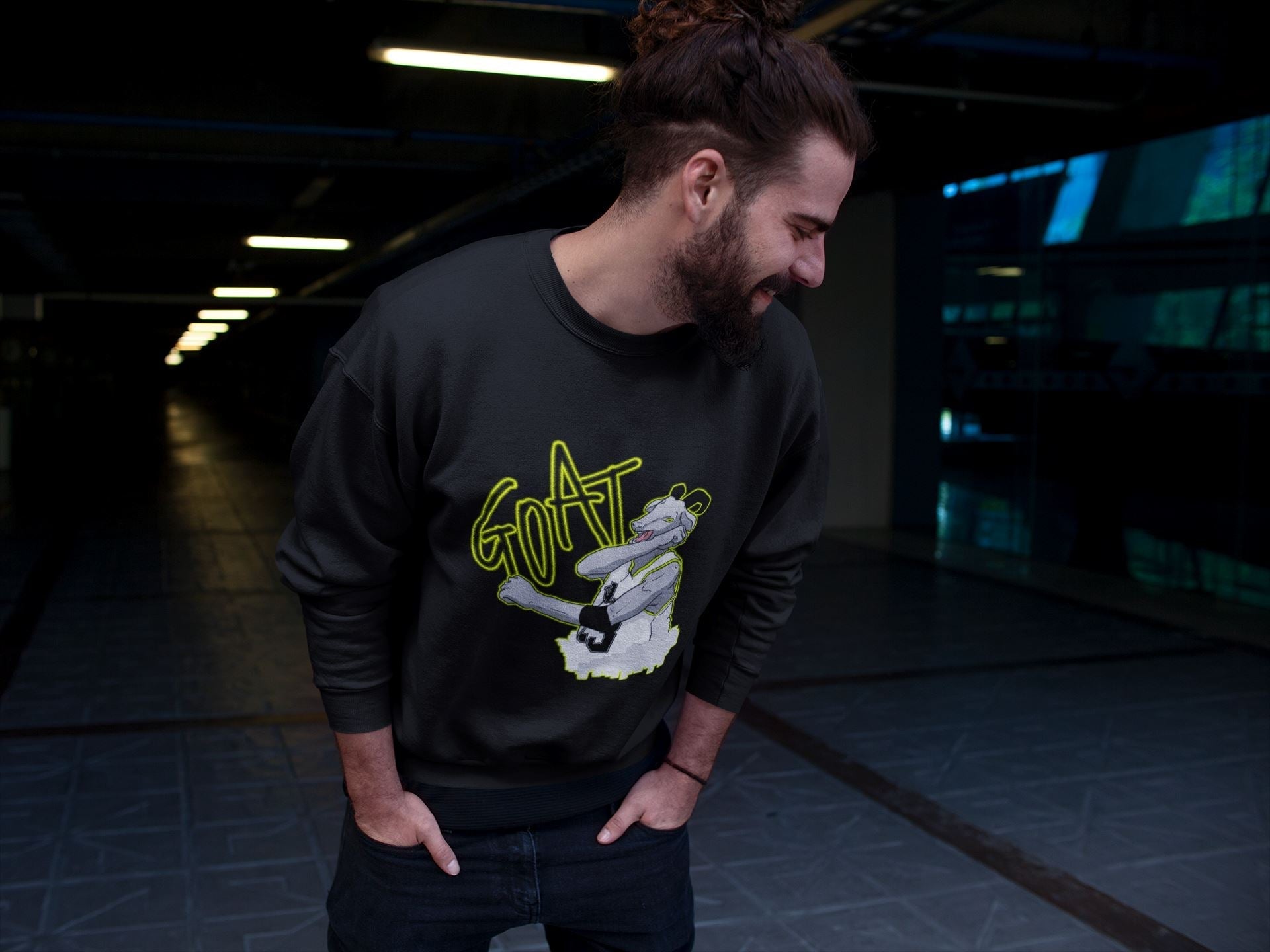 Screaming Goat Unisex Tops - Air Jordan 1 Visionaire