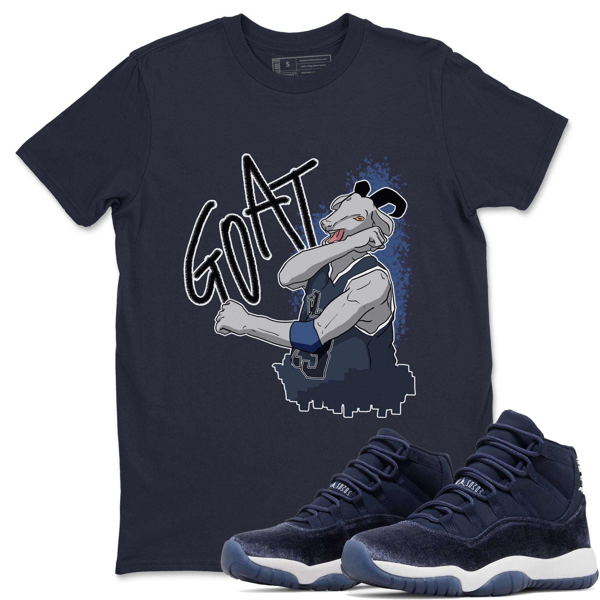 Screaming Goat Unisex Tops - Air Jordan 11 Midnight Navy