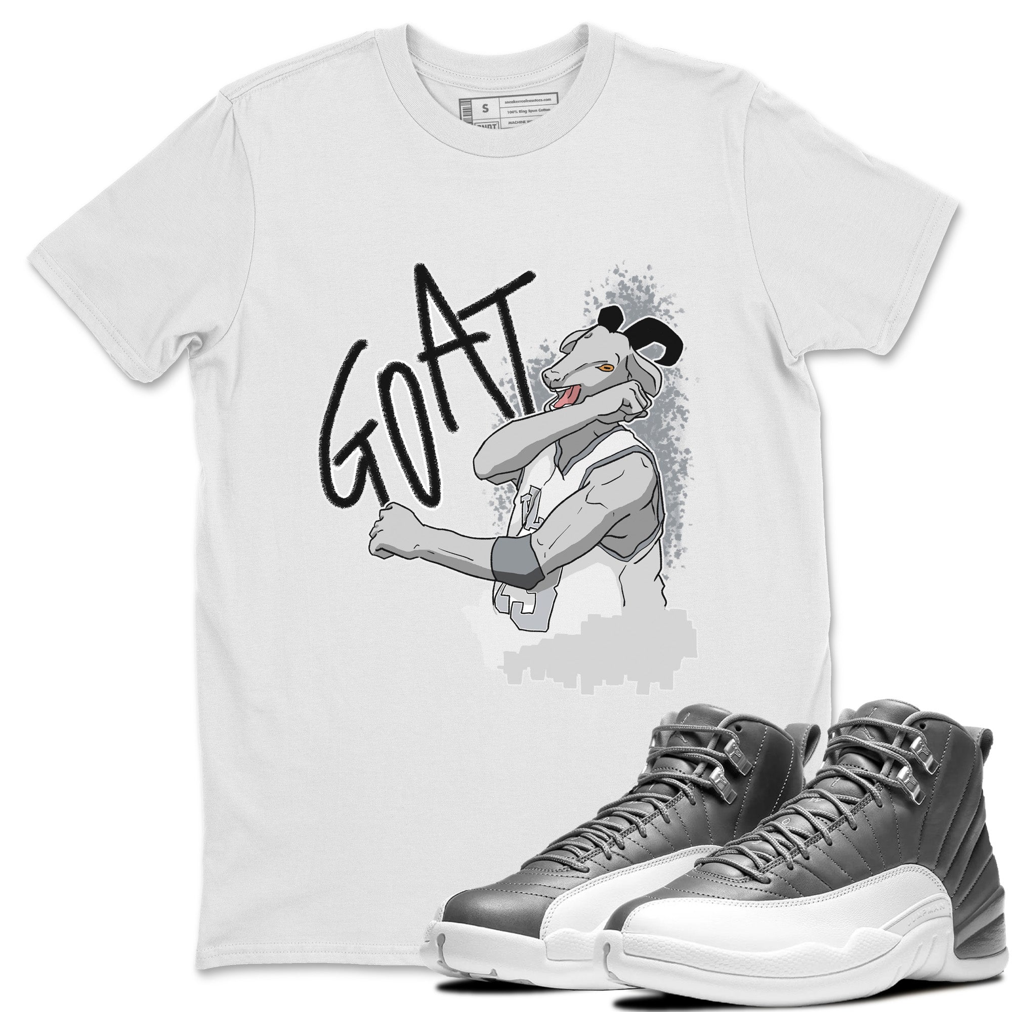 Screaming Goat Unisex Tops - Air Jordan 12 Stealth