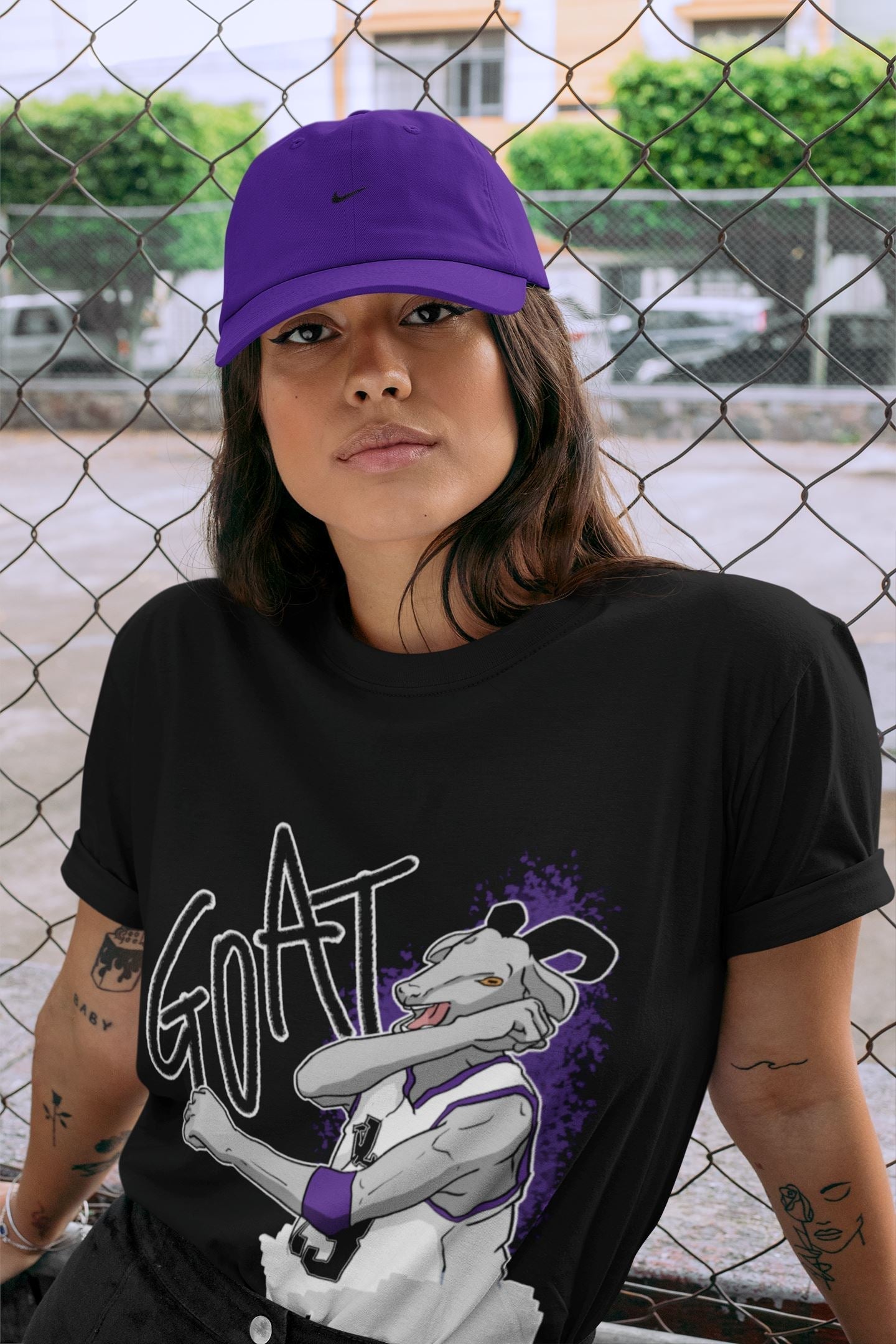 Screaming Goat Unisex Tops - Air Jordan 3 Dark Iris